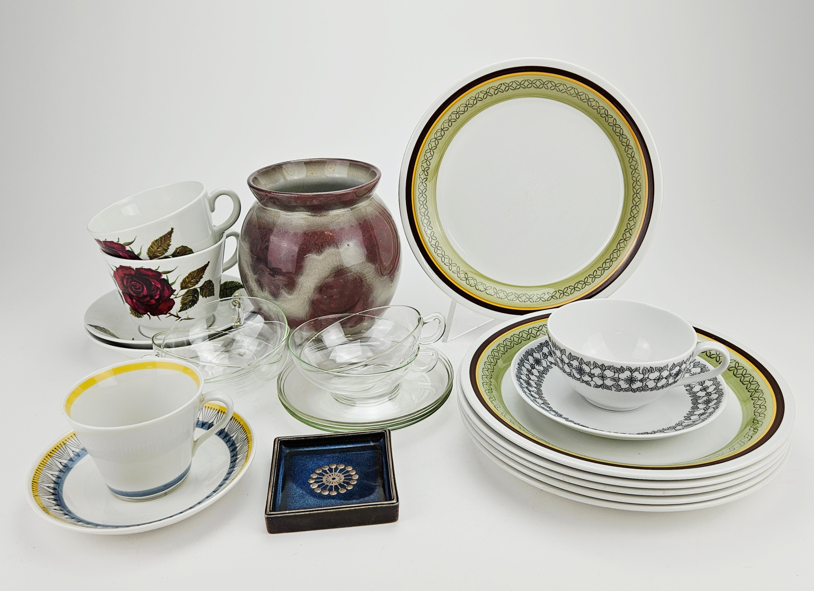 GLAS OCH KERAMIK, Wilhelm Wagenfeld, Arabia, Höganäs, Gefle, Rörstrand, Gustavsberg.