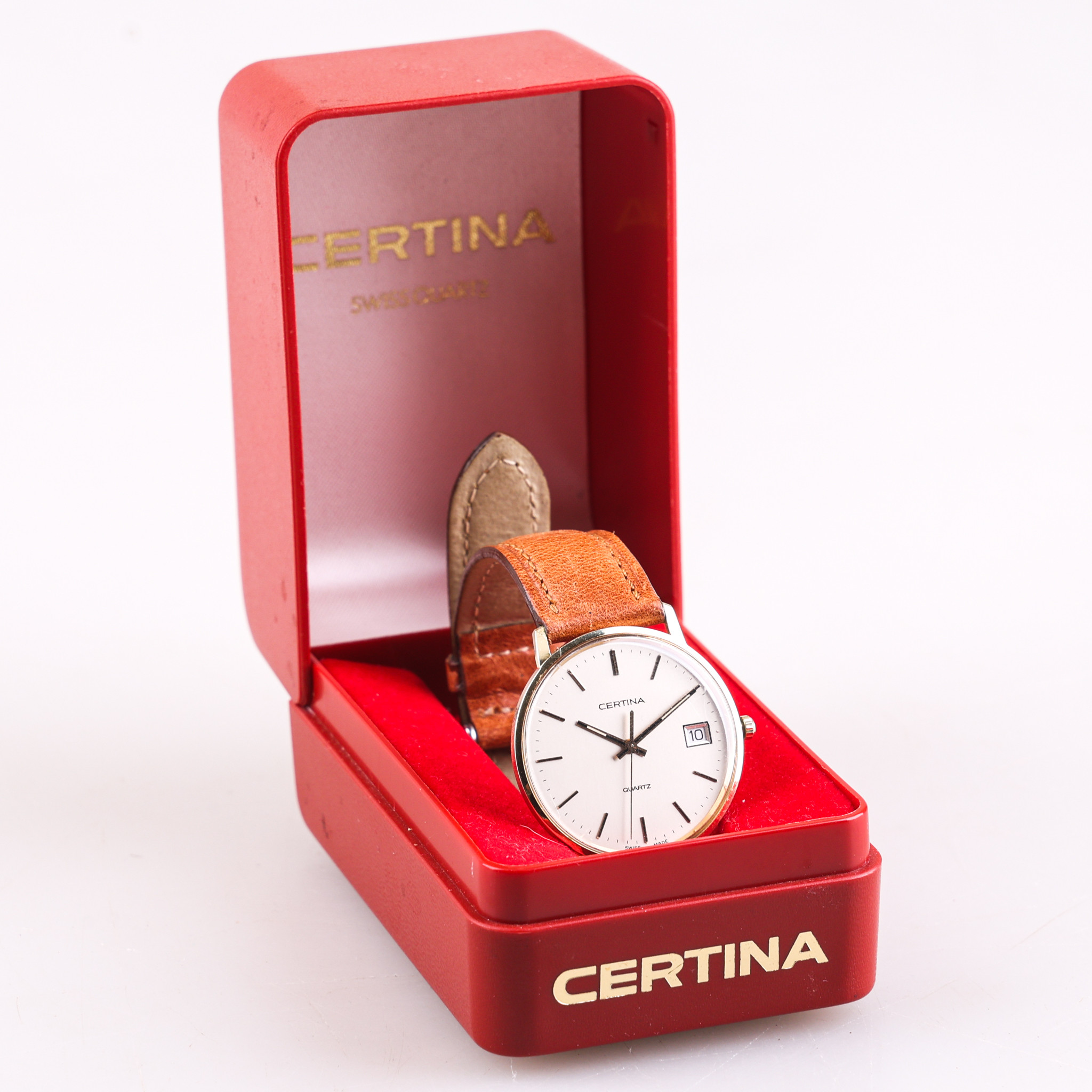 ARMBANDSUR, Certina, quartz, 18 karat guld.