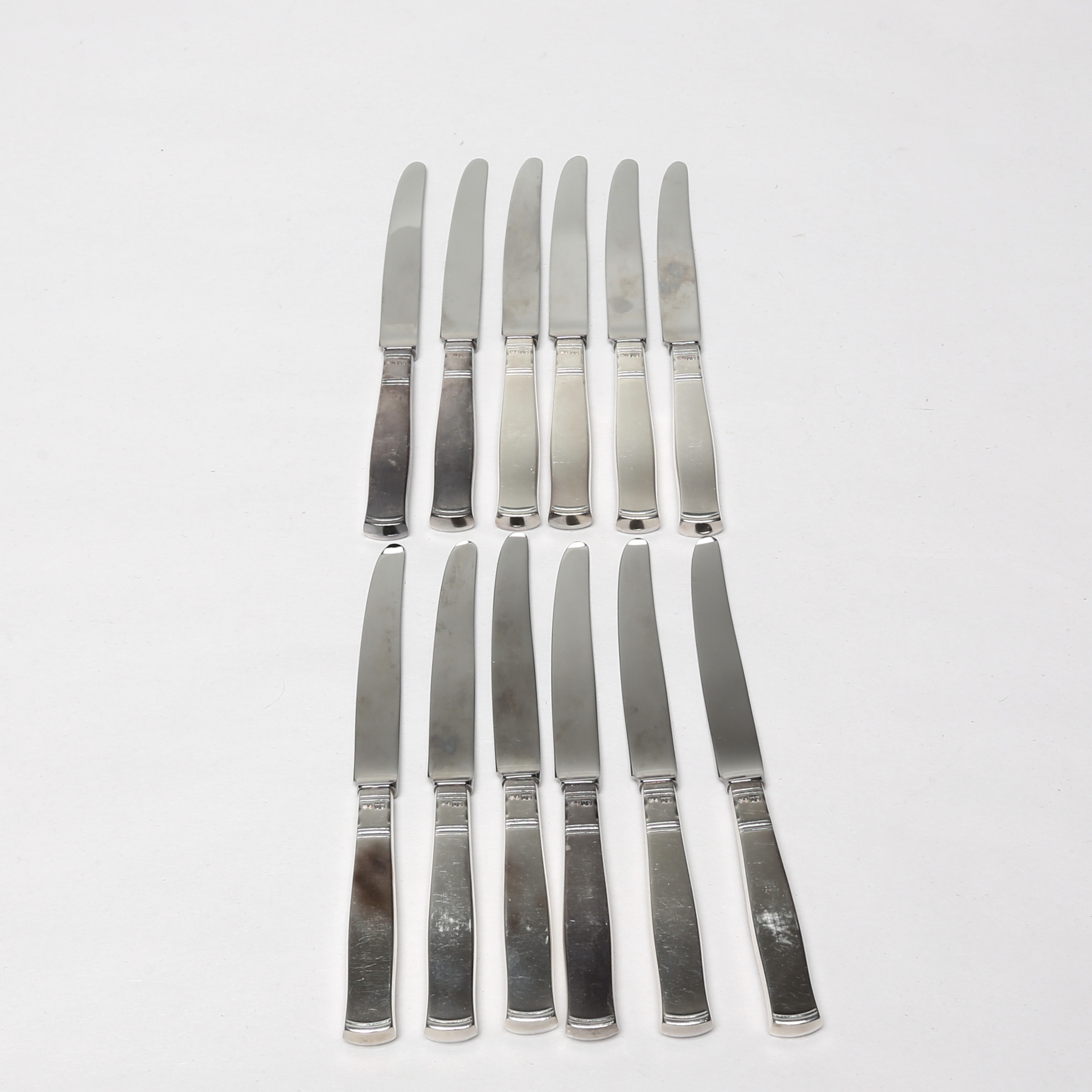 FRUKTKNIVAR, 12 st, silver, Rosenholm.