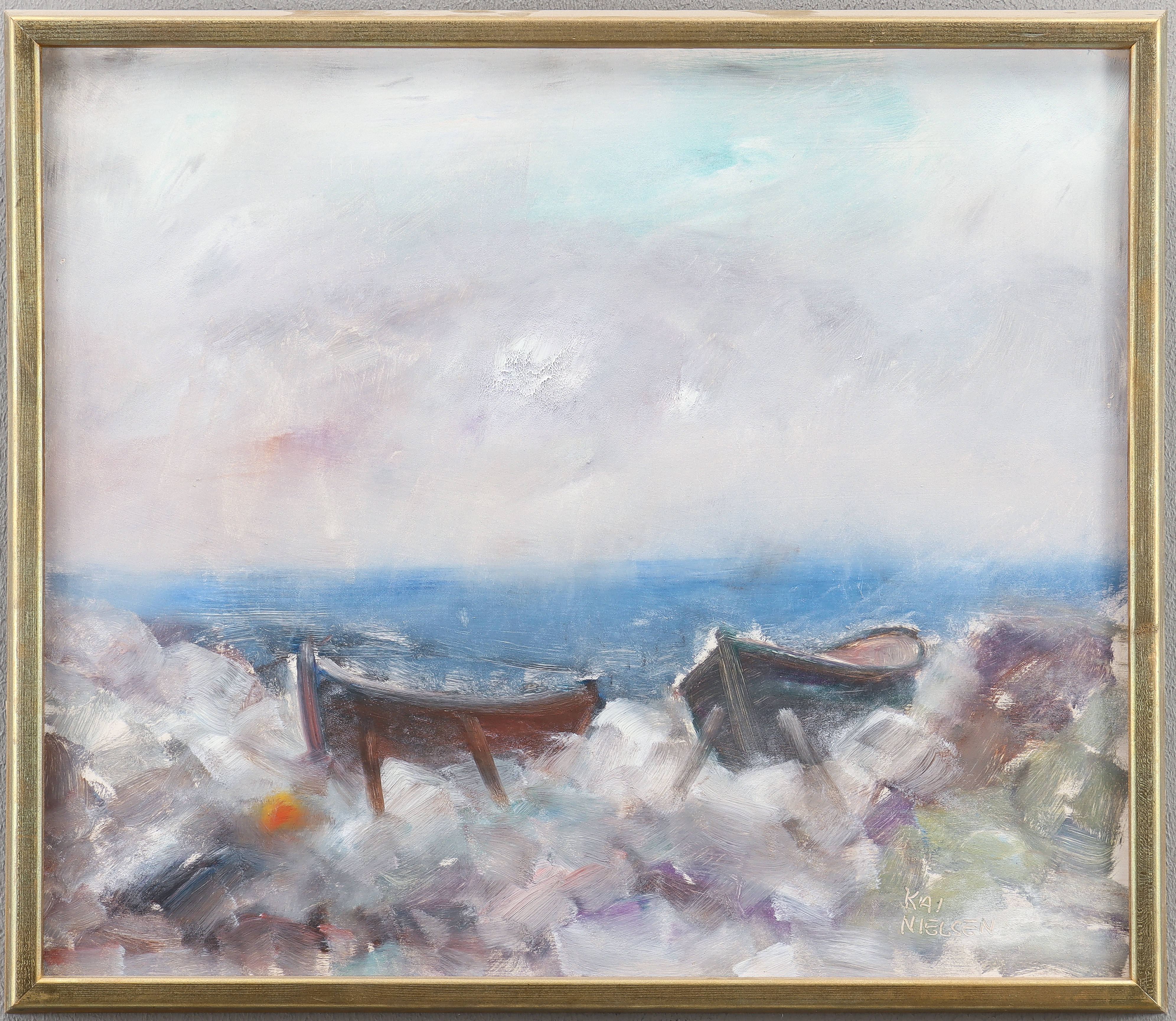 KAI NIELSEN. "Båtar".