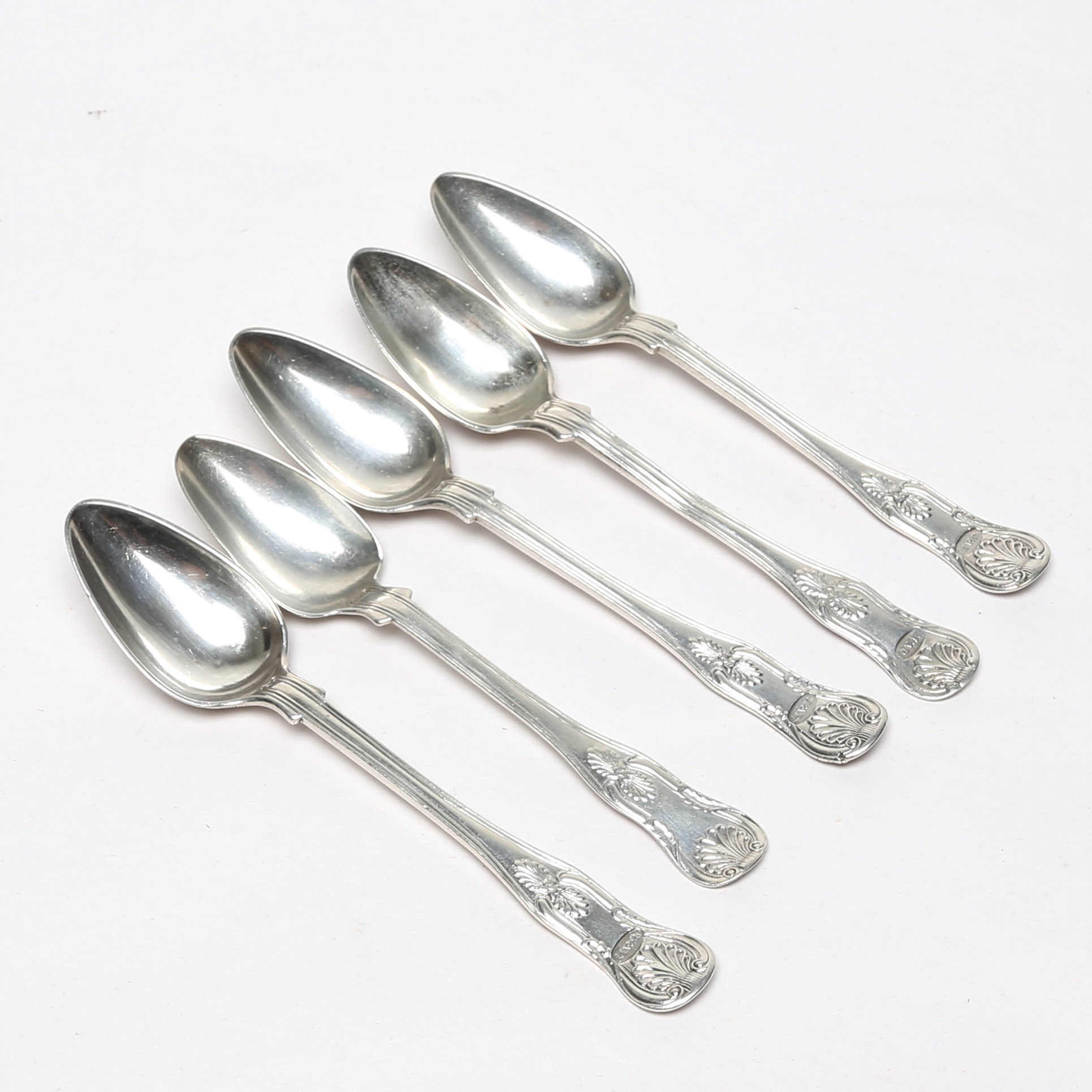 SKEDAR, 5 st, mindre, silver.