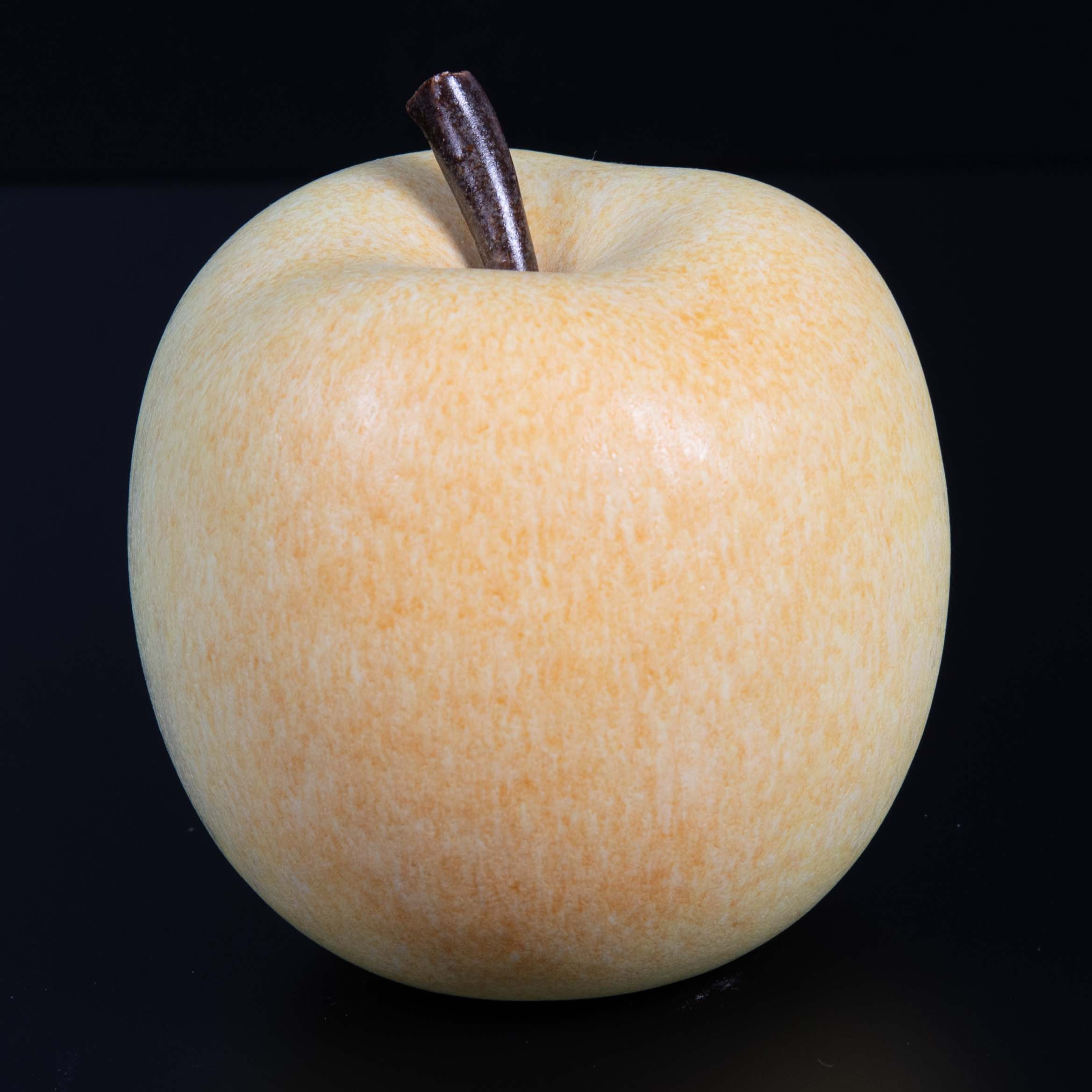 KAJ FOGELBERG. Skulptur, äpple, keramik, signerad.