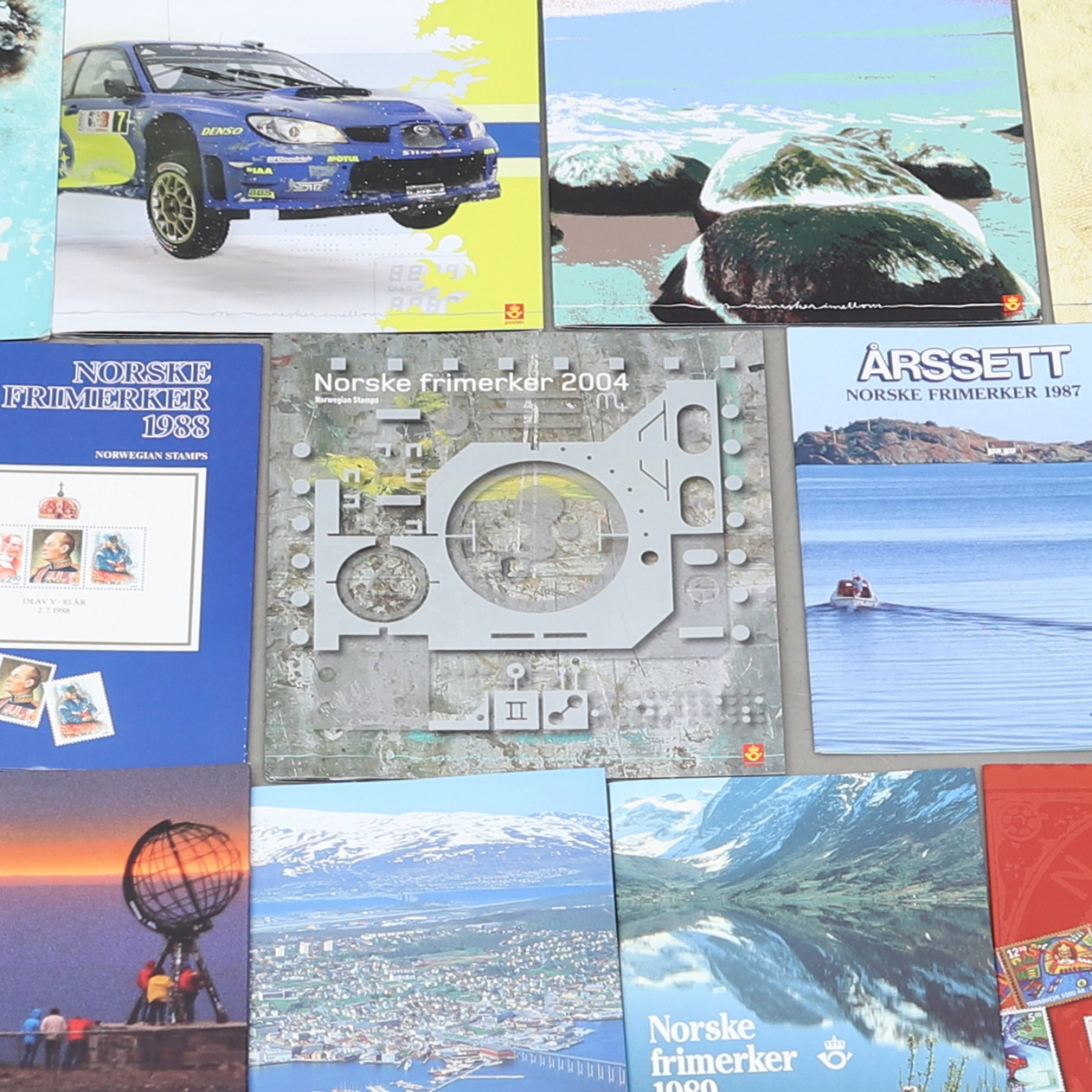 FRIMÄRKSHÄFTEN-/ÅRSSET, 24 st, Norge, 19-/2000-tal.