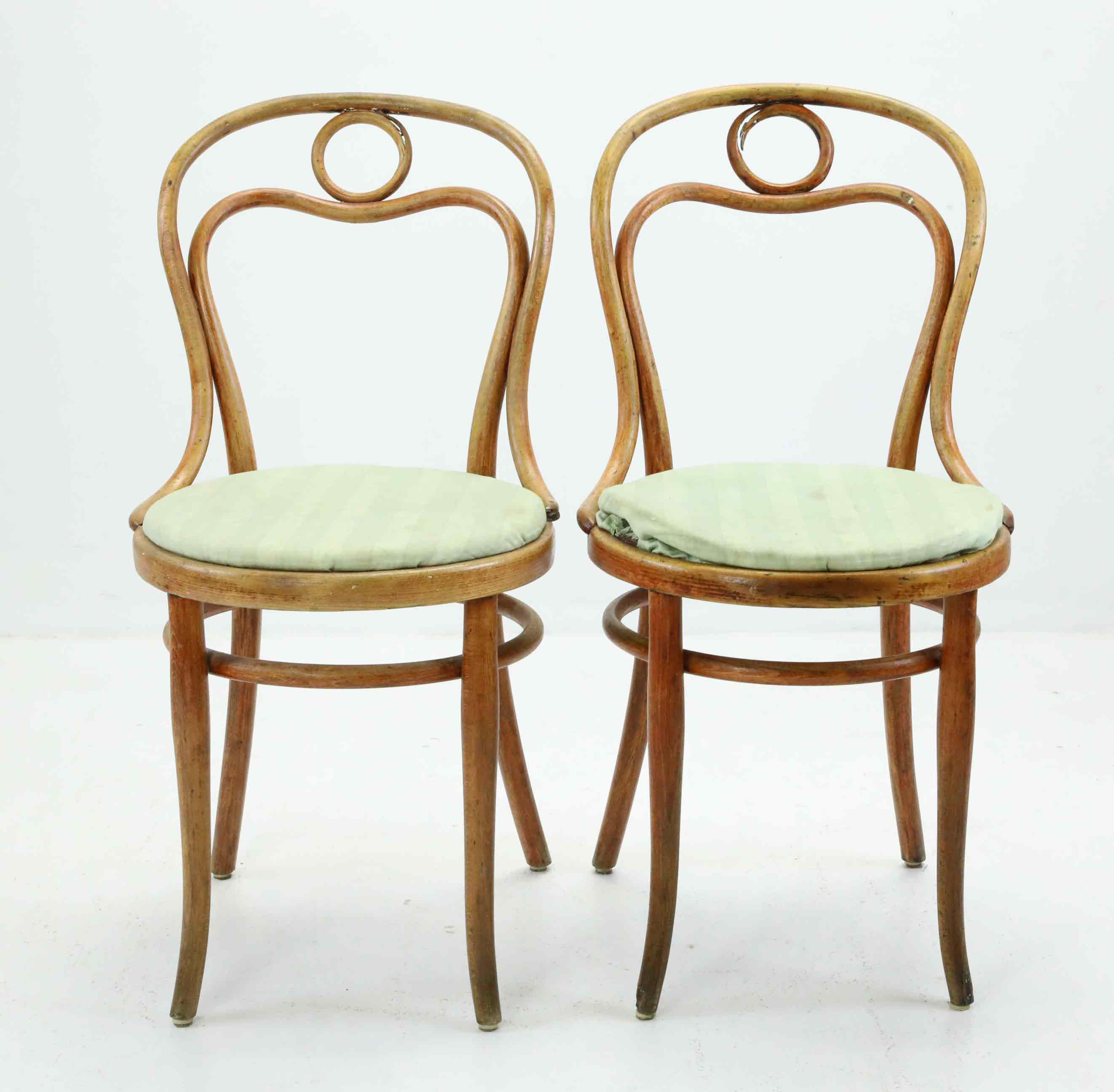 MICHAEL THONET. Stolar, ett par, modell 31, Wien, ca 1910/20-tal, etikettmärkt.