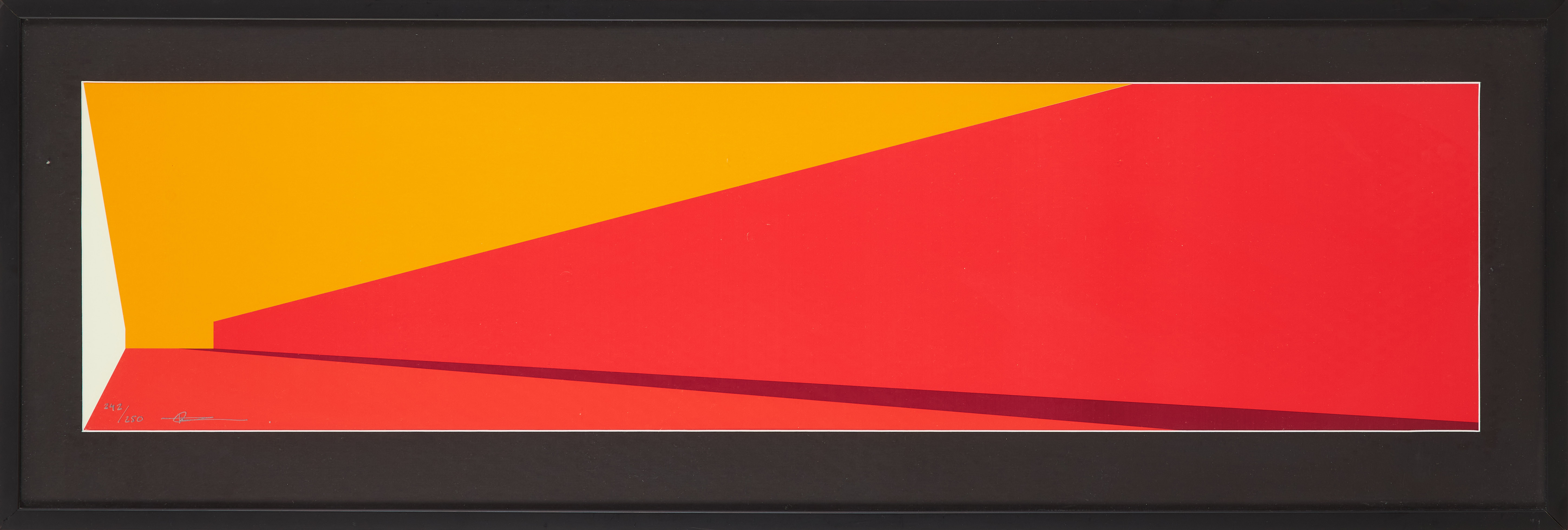 DAVID LARSSON (FÖDD 1968). "Abstract 2", serigrafi, signerad och numrerad 242/250.