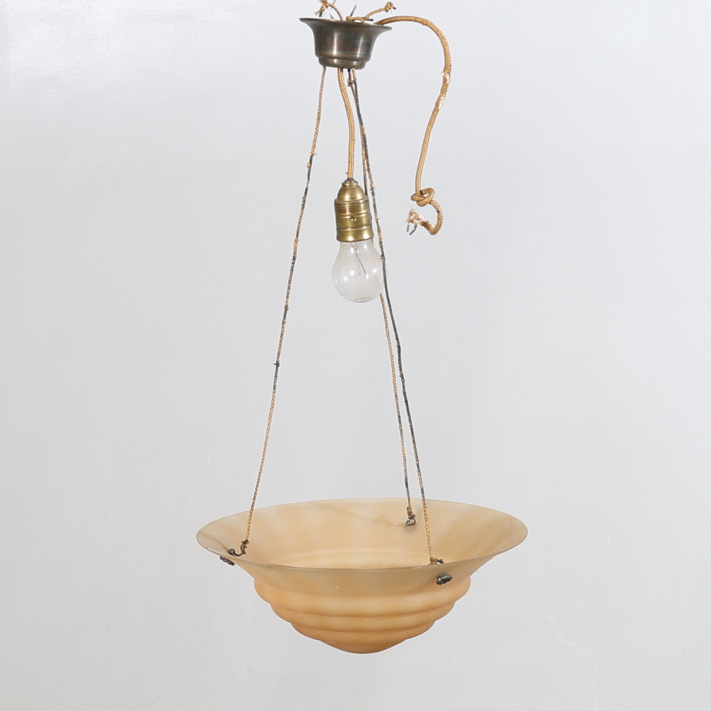 EDWARD HALD. Takampel, glas, 1900-tal.