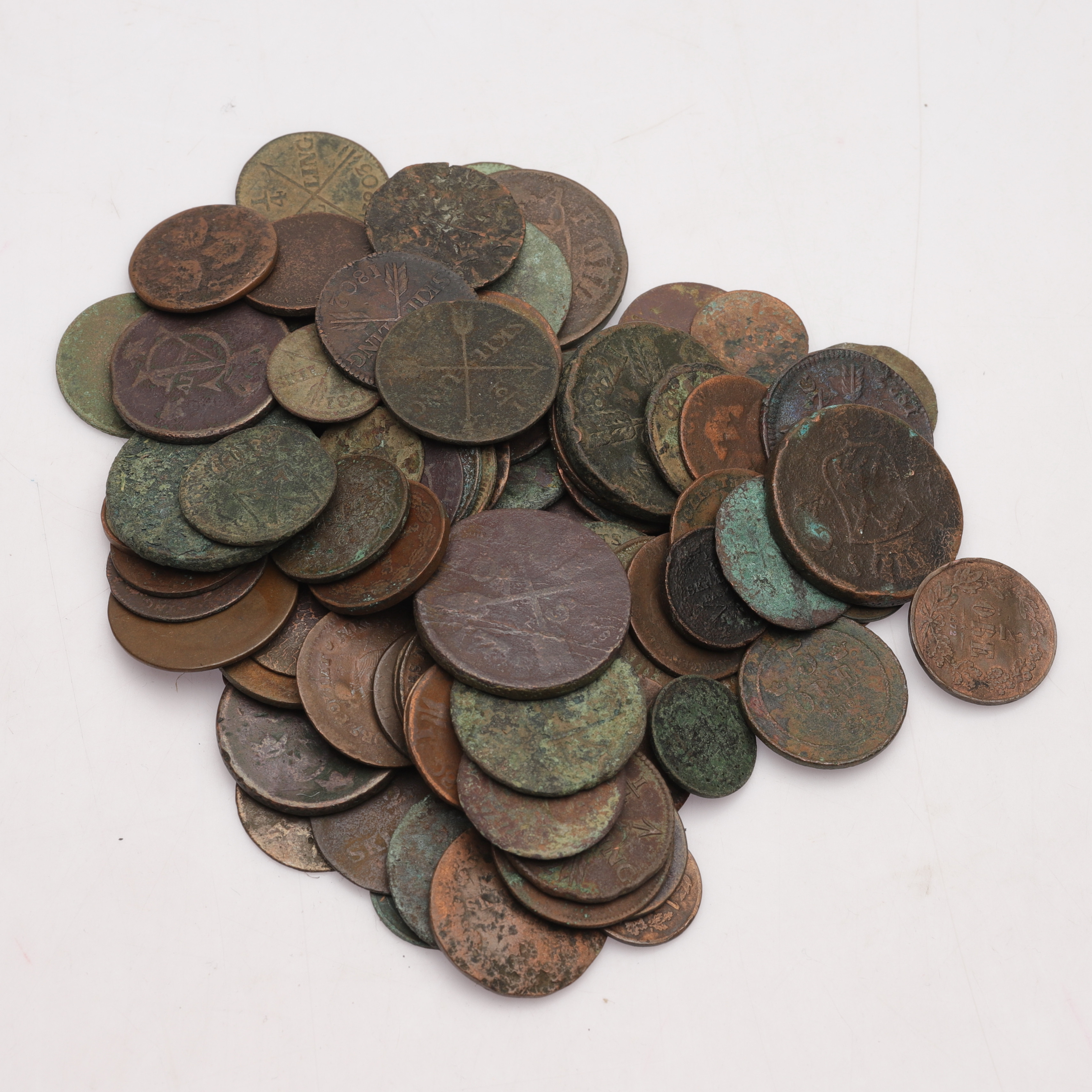 PARTI ÄLDRE KOPPARMYNT, Sverige, 17-1800-tal.