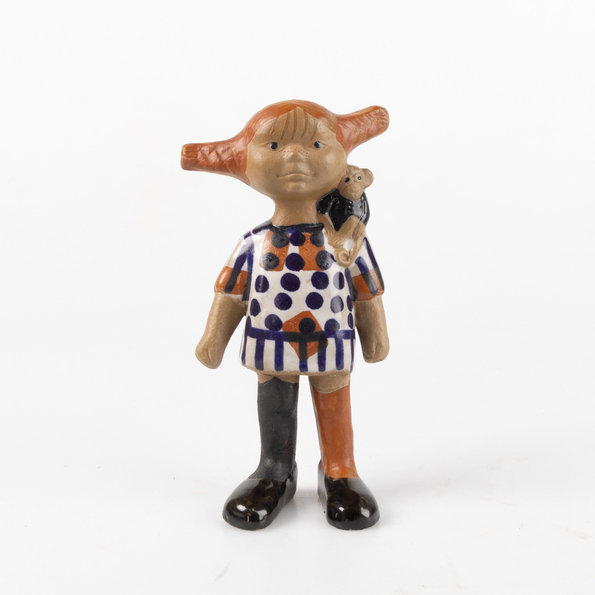 LISA LARSON. Figurin, Pippi Långstrump, Gustavsberg.