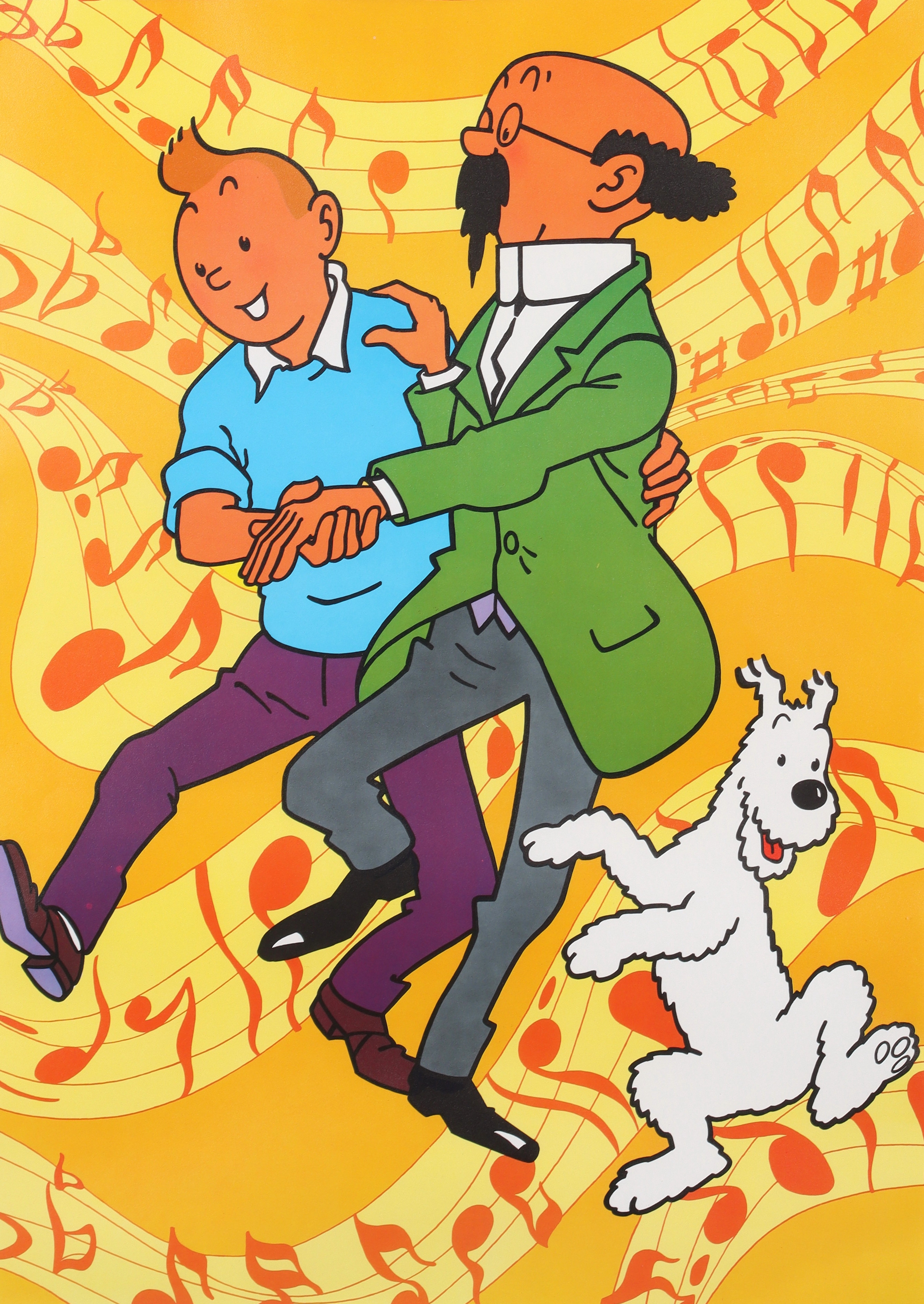AFFISCH, Dansen, Tintin, Inspiration AB, Stockholm, 1970.