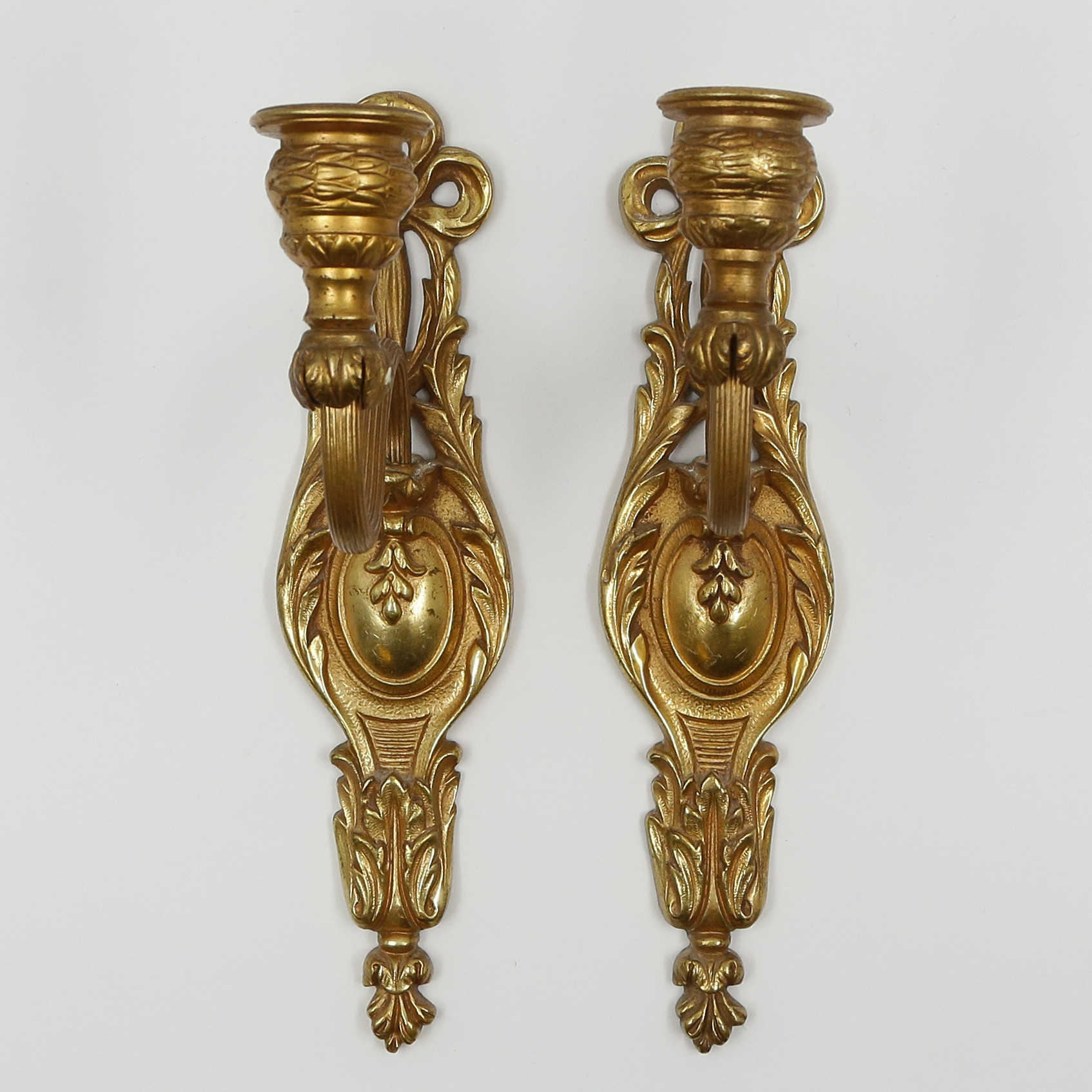 VÄGGLAMPETTER, PARET, GUSTAVIANSK STIL, 1900-TAL.