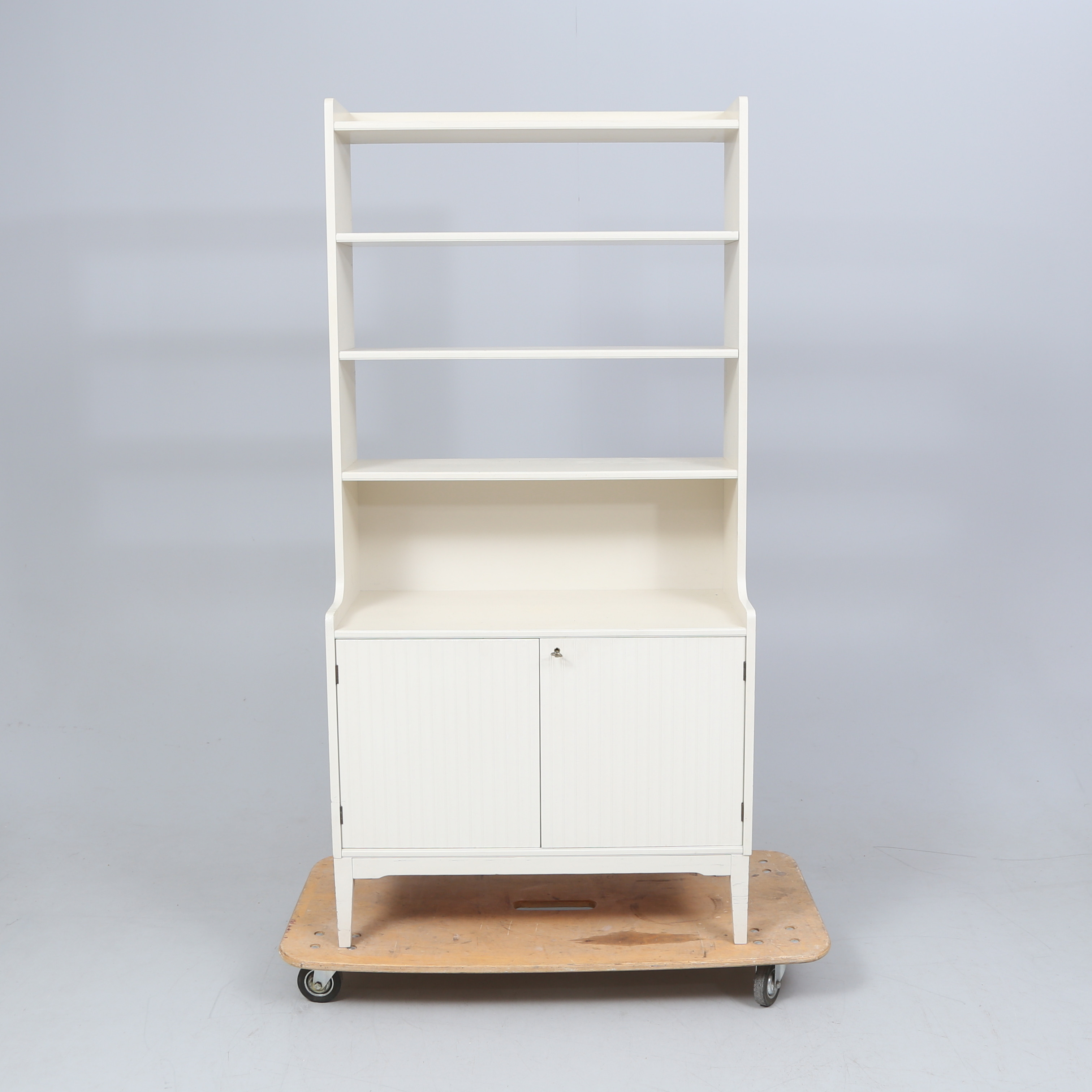 BOKHYLLA, bemålad, 1950/60-tal.