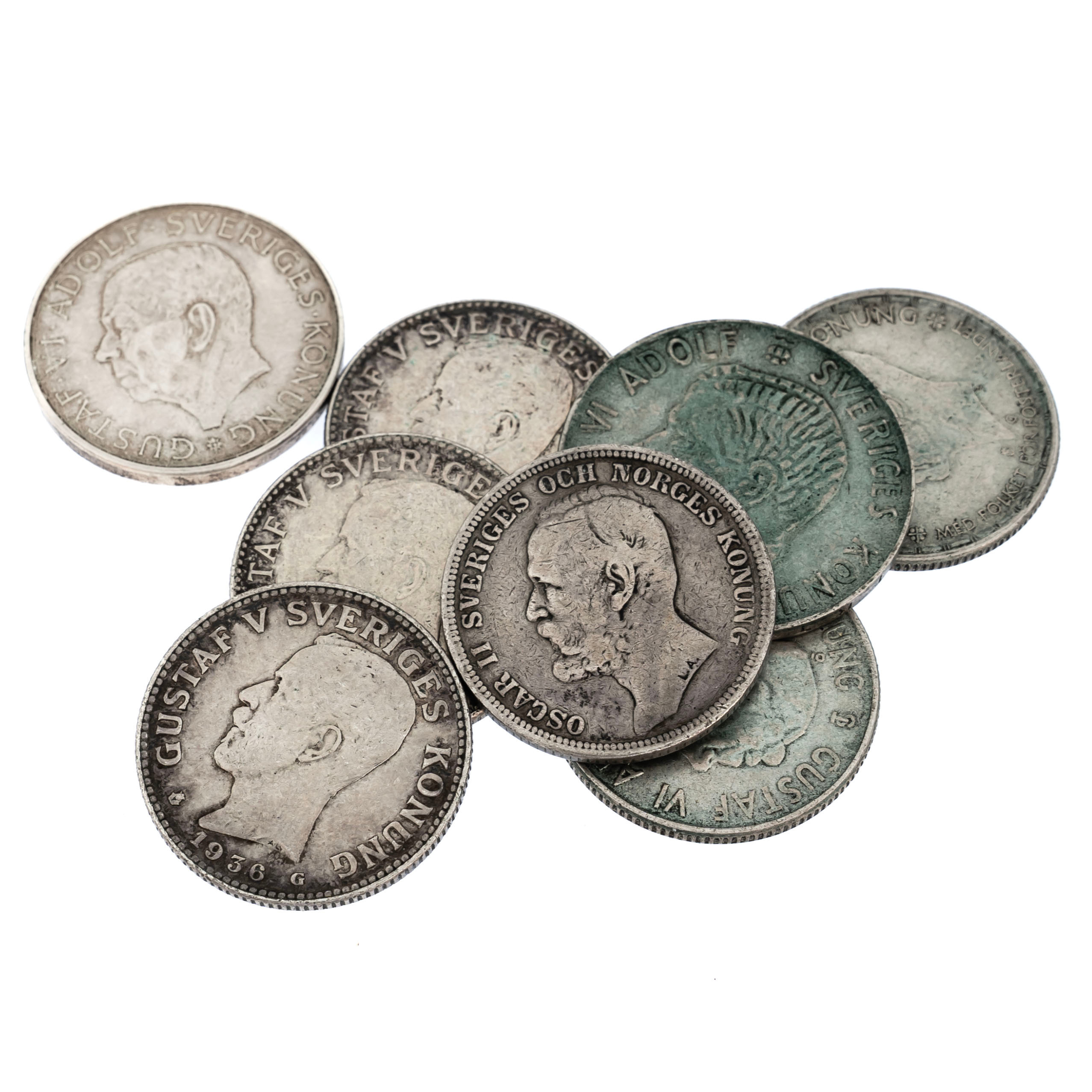 SILVERMYNT, 8 st, 1898-1972.