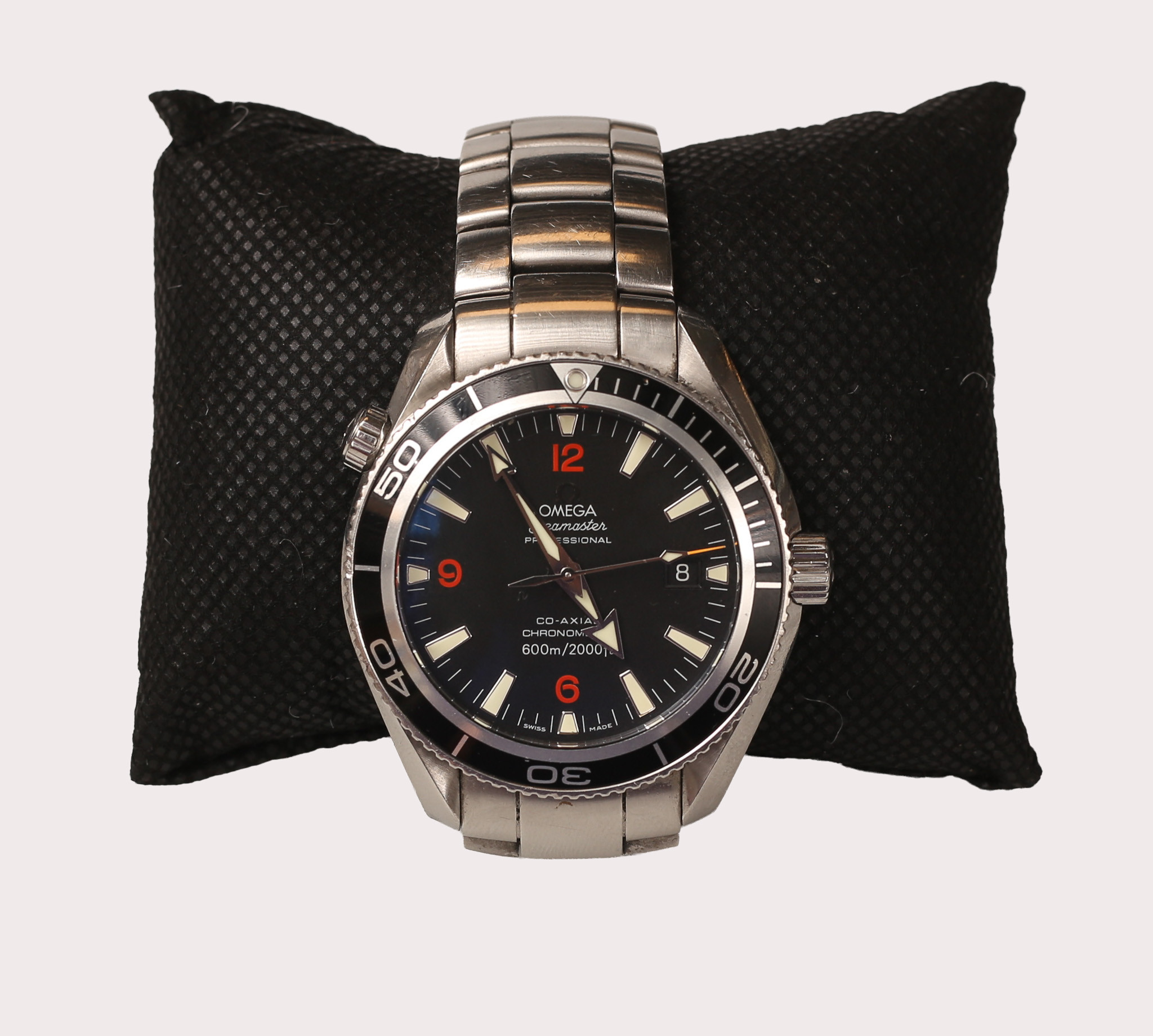ARMBANDSUR, Omega Seamaster professional, Planet Ocean, automatisk, stål, chronometer.
