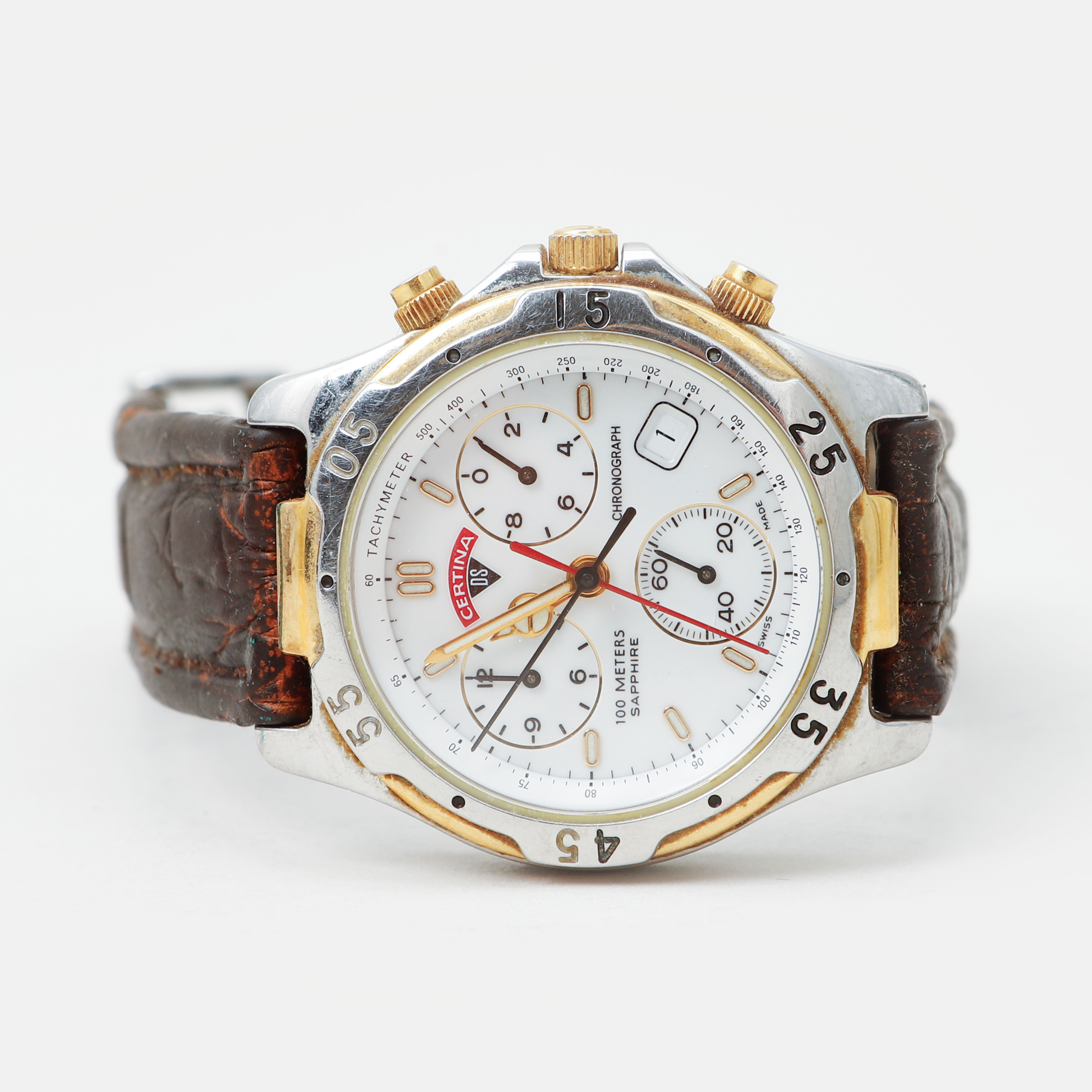 ARMBANDSUR, Certina DS Kronograf.