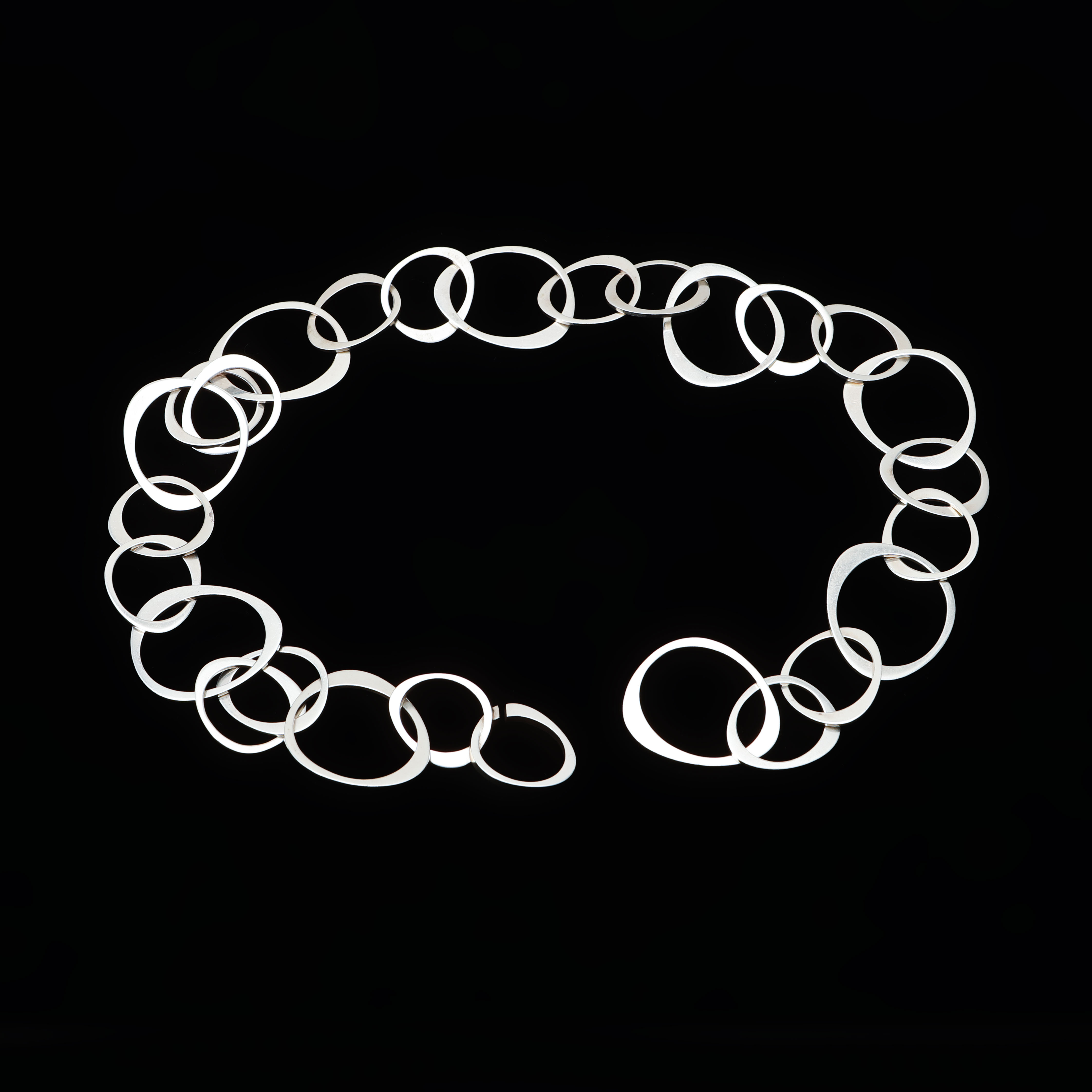 LINA FALKESGAARD. Collier, "EXTRA", sterlingsilver för Georg Jensen.