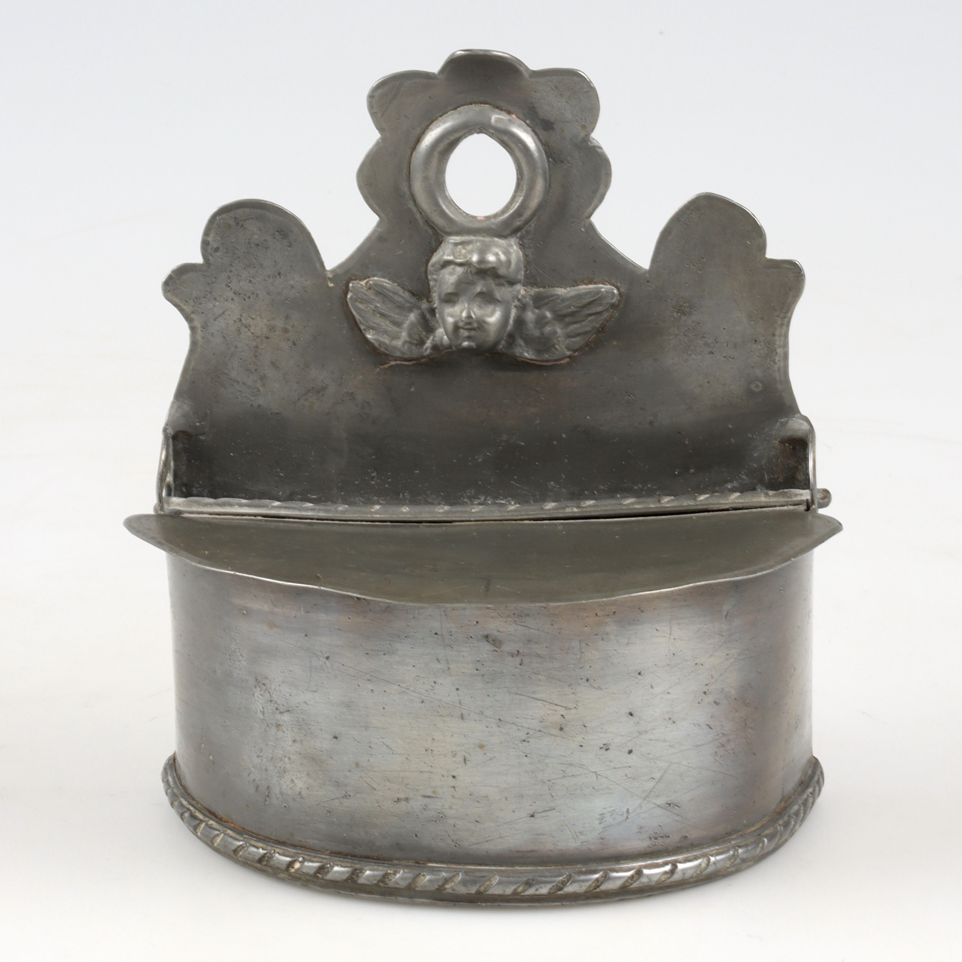 MJÖLVACKA, tenn, otydligt stämplar, 1800-tal.