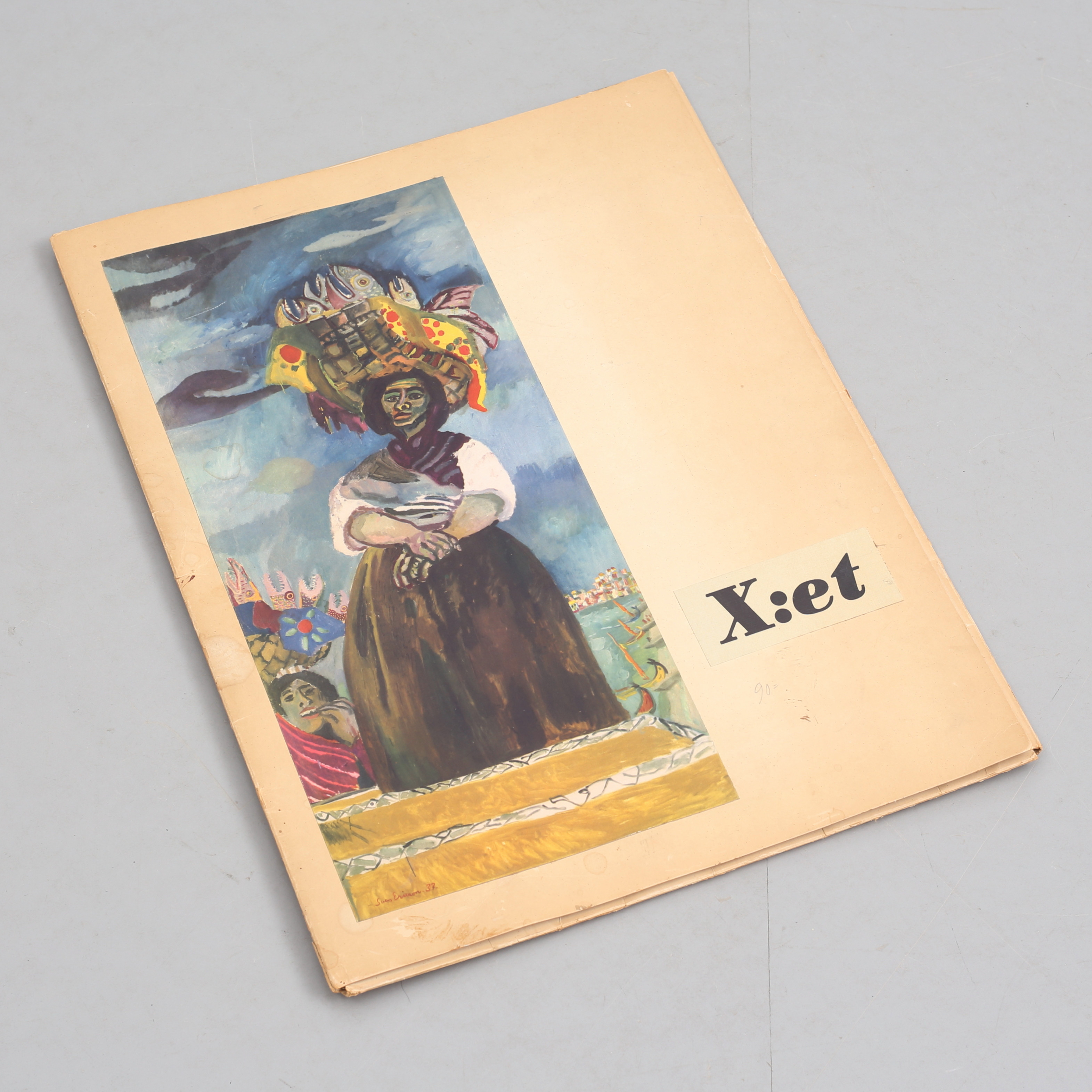 SVEN X:ET ERIXSON. Mapp, 10 reproduktioner i färg, med text av Erik Blomberg.