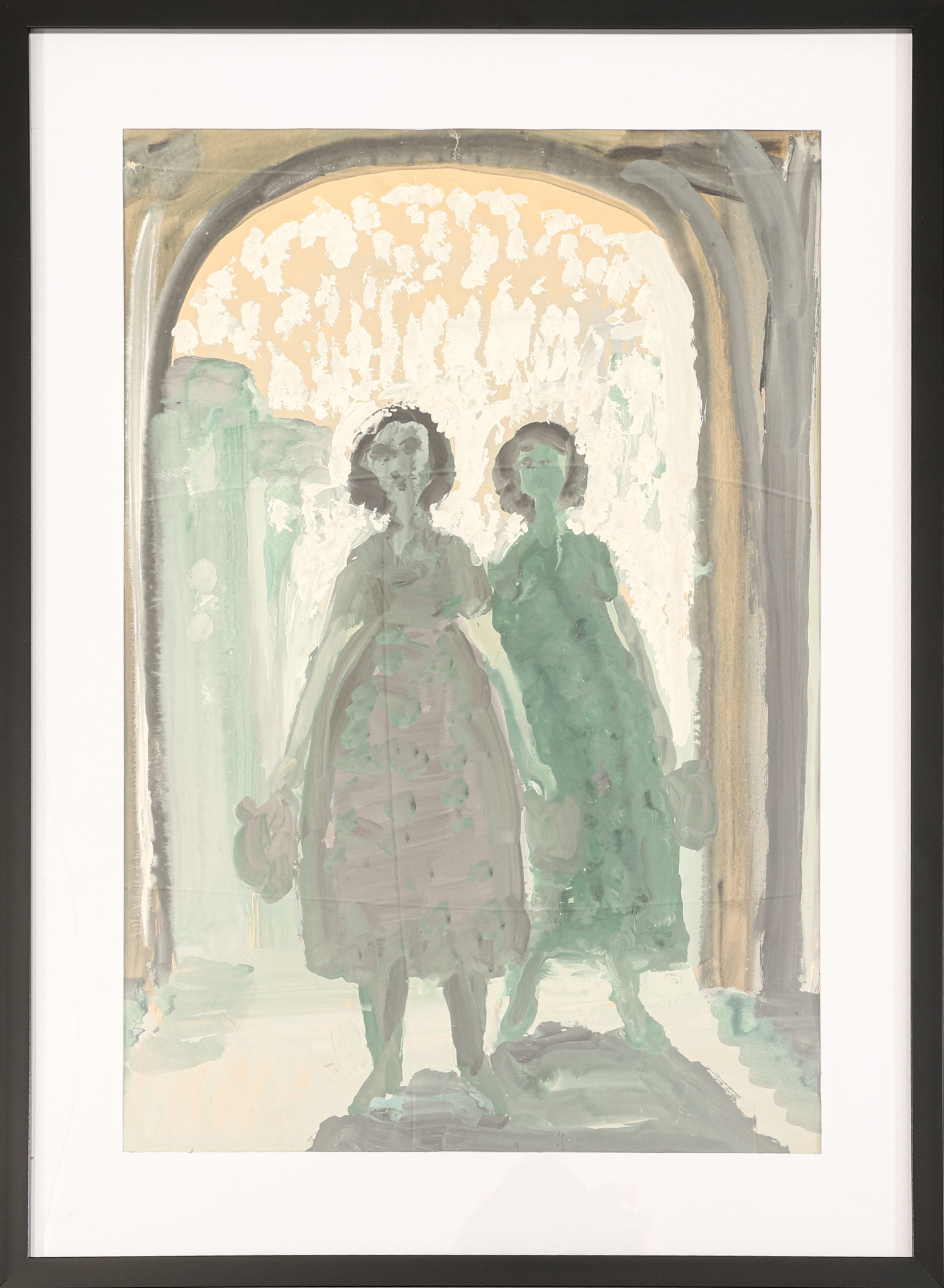 KARL-GUSTAV ANDERSSON. Gouache, signerad a tergo.