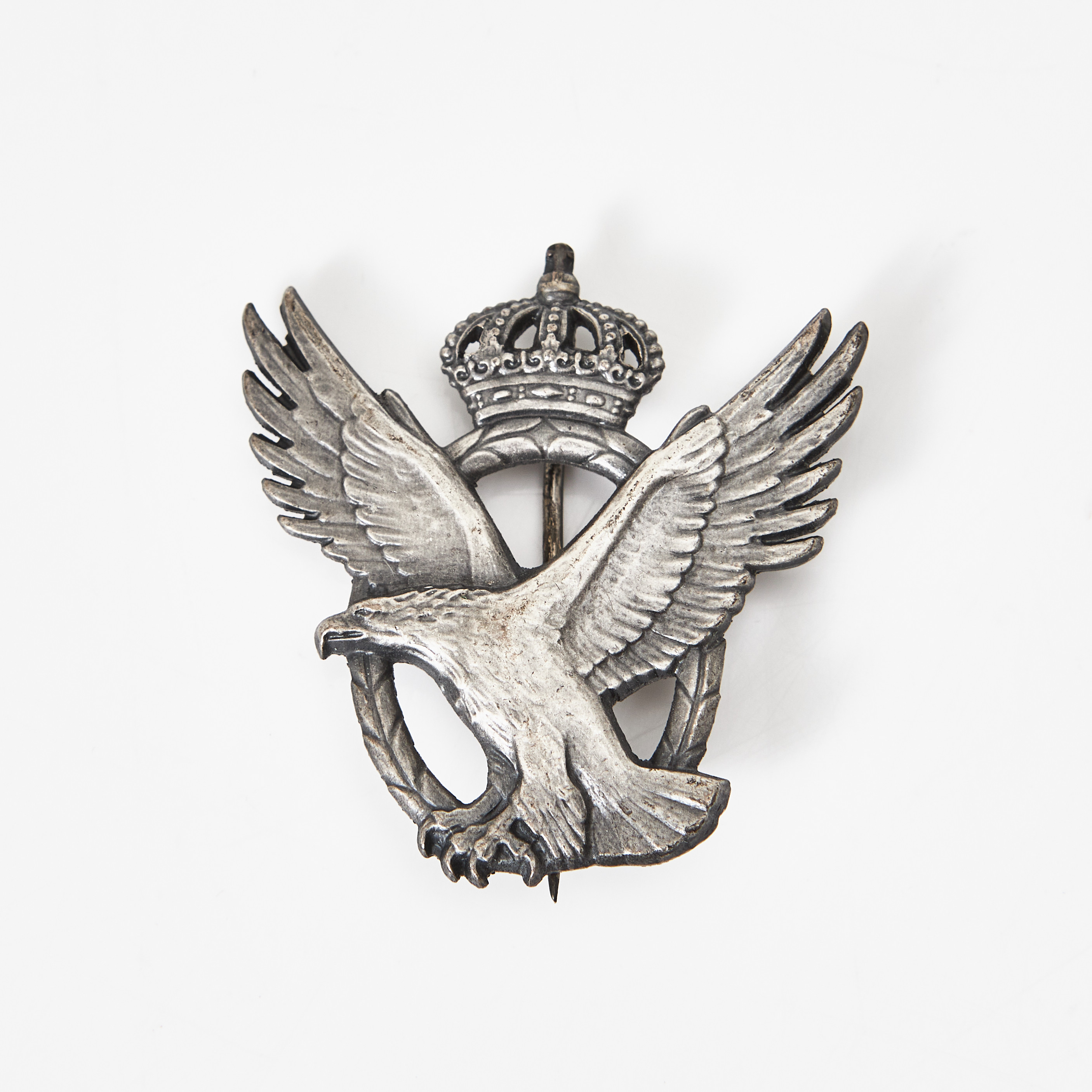 LUFTSTRIDSMÄRKE, svenskt, m/43, silver, Sporrong & Co, Stockholm 1943.