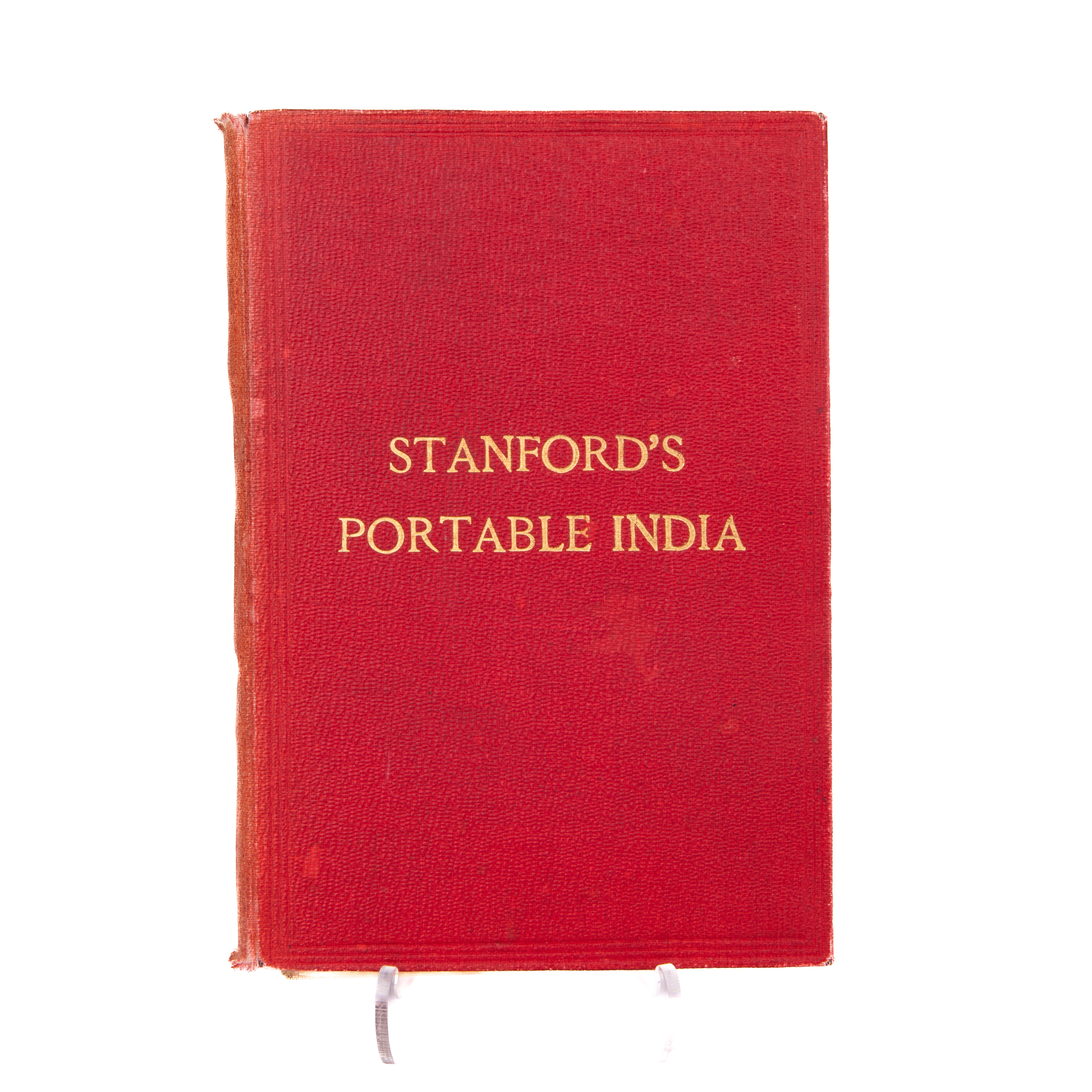 EDWARD STANFORD, Portable map of India. England.