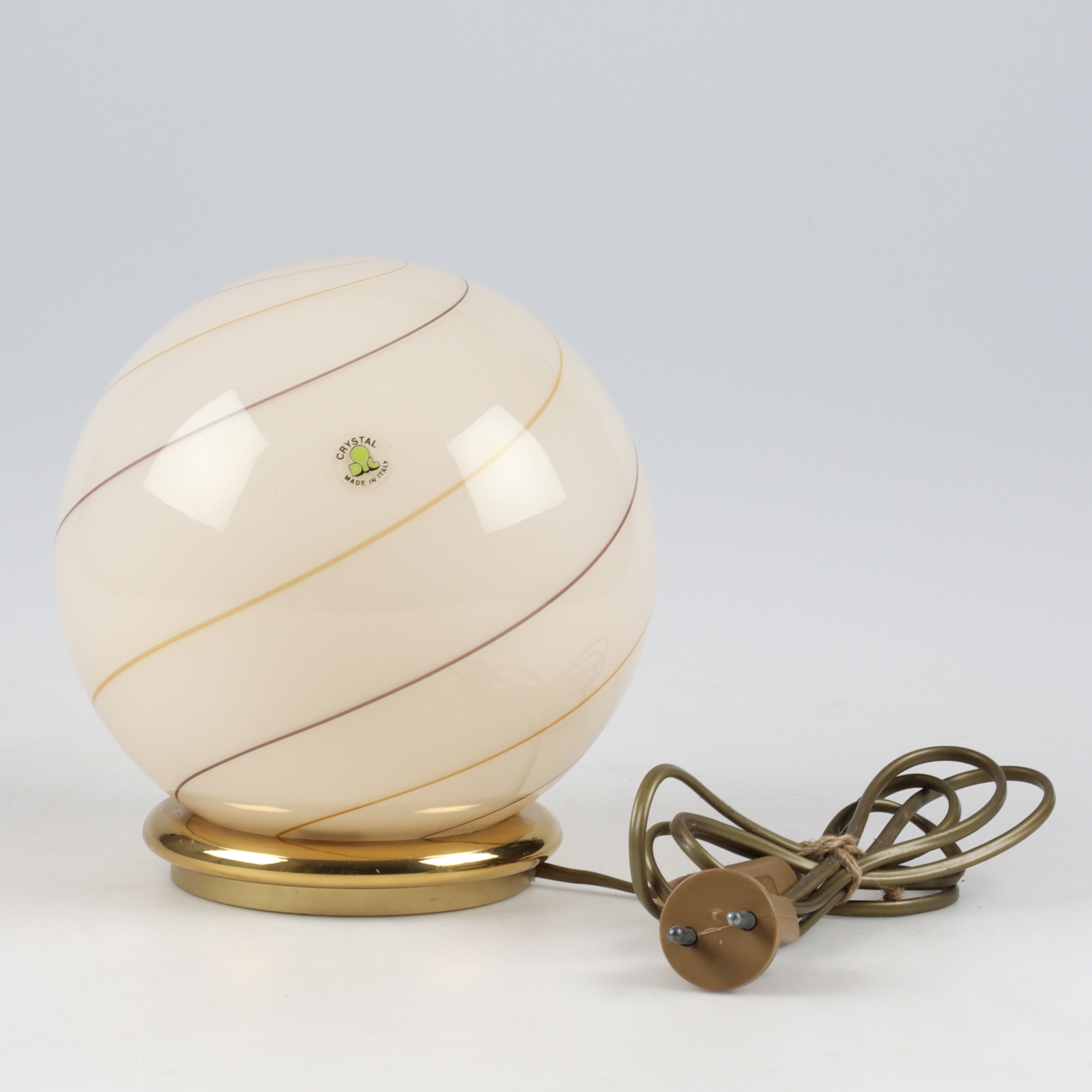 BORDSLAMPA, glas, Murano, 1980-tal.