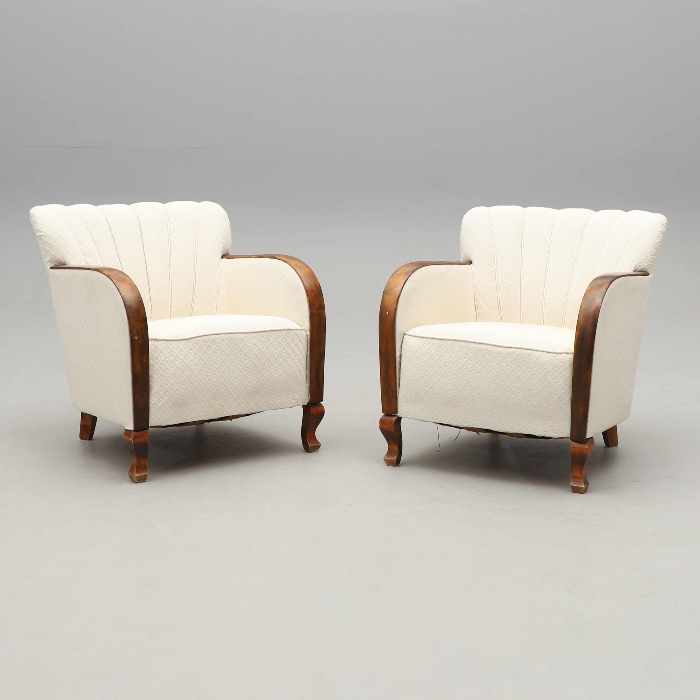 FÅTÖLJER, 1 par, art deco, 1930/40-tal.