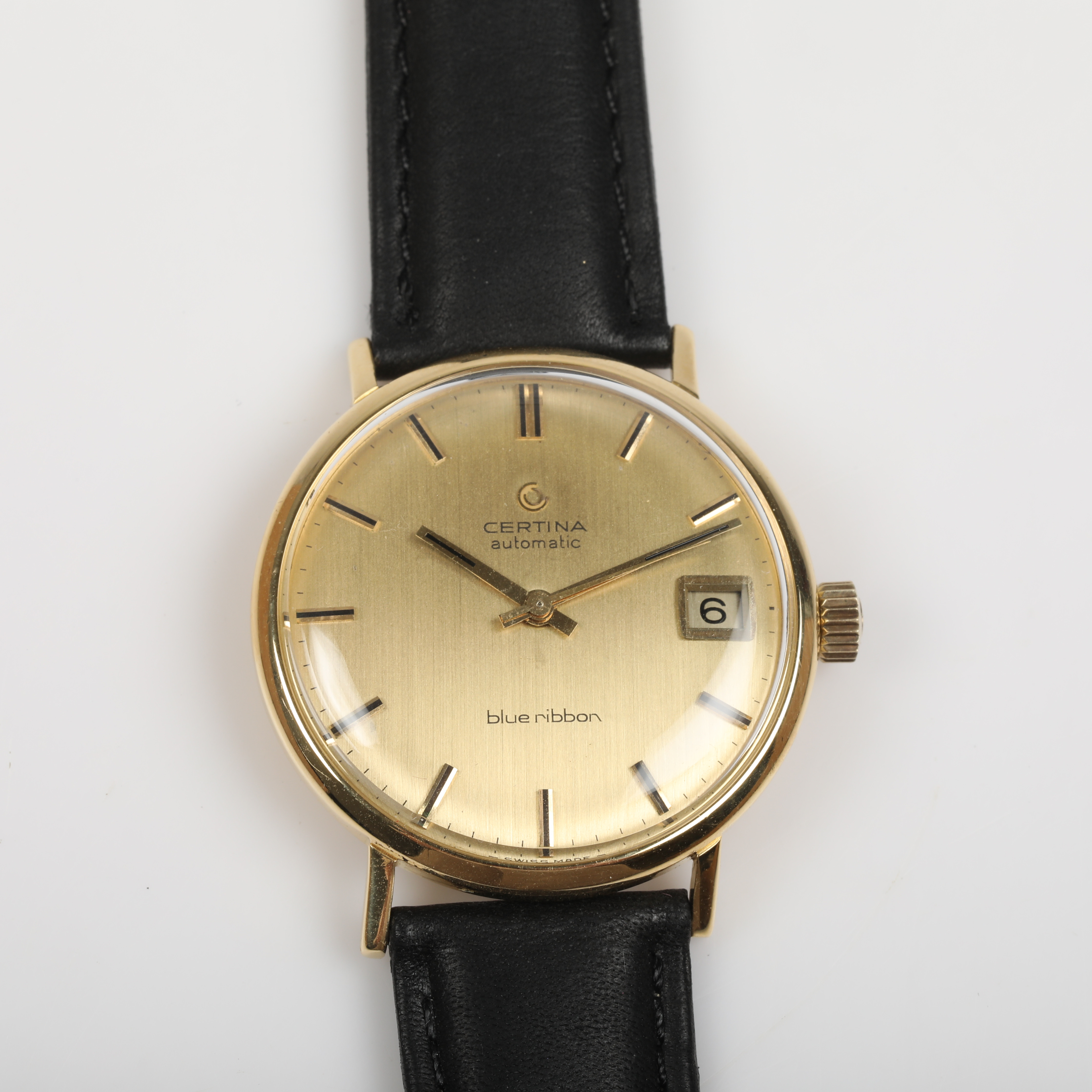 ARMBANDSUR, Certina Blue Ribbon Automatic, 18 K guld.