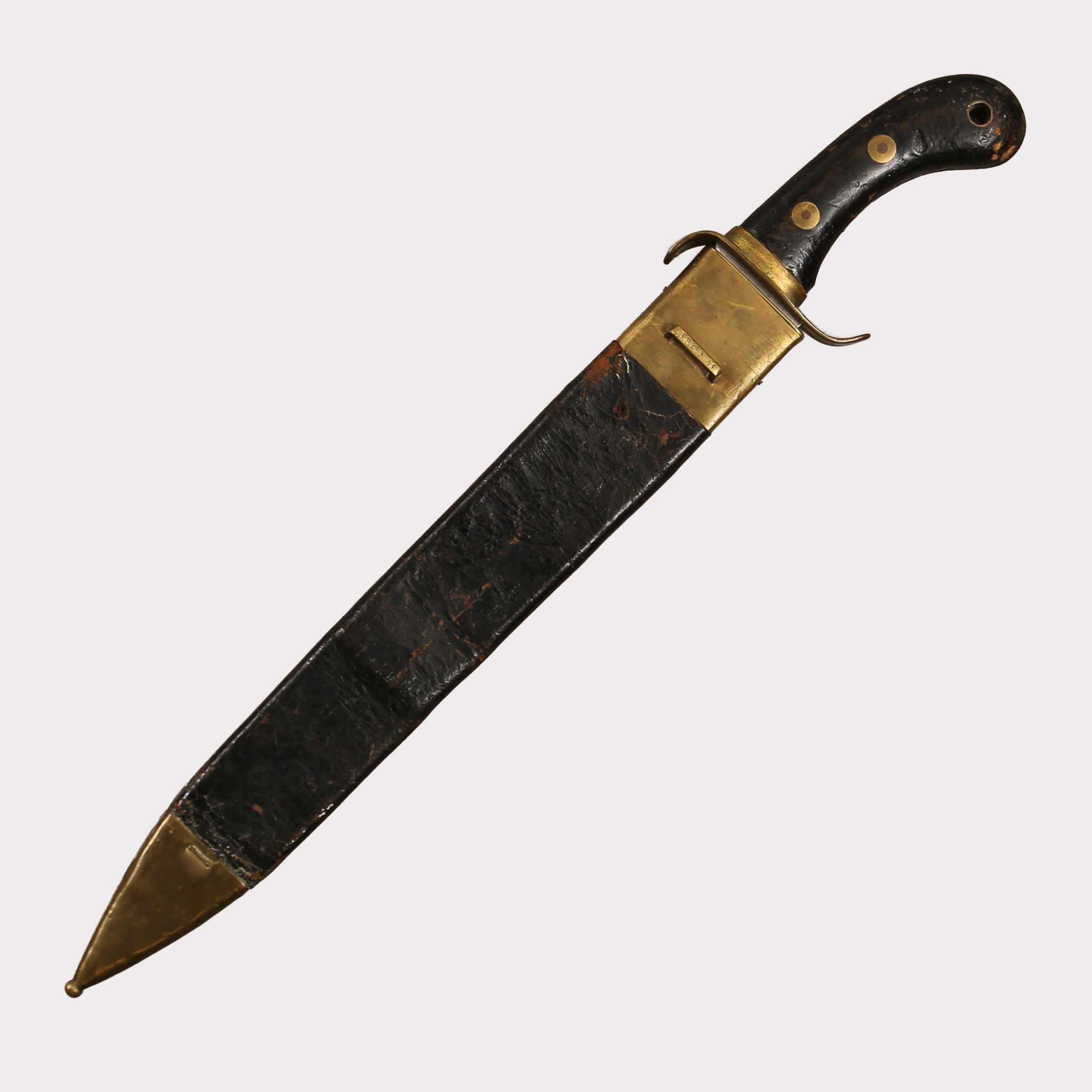 FASKINKNIV, Sverige, m/1848, för manskap, tillverkad av Johan Svengren, Eskilstuna.
