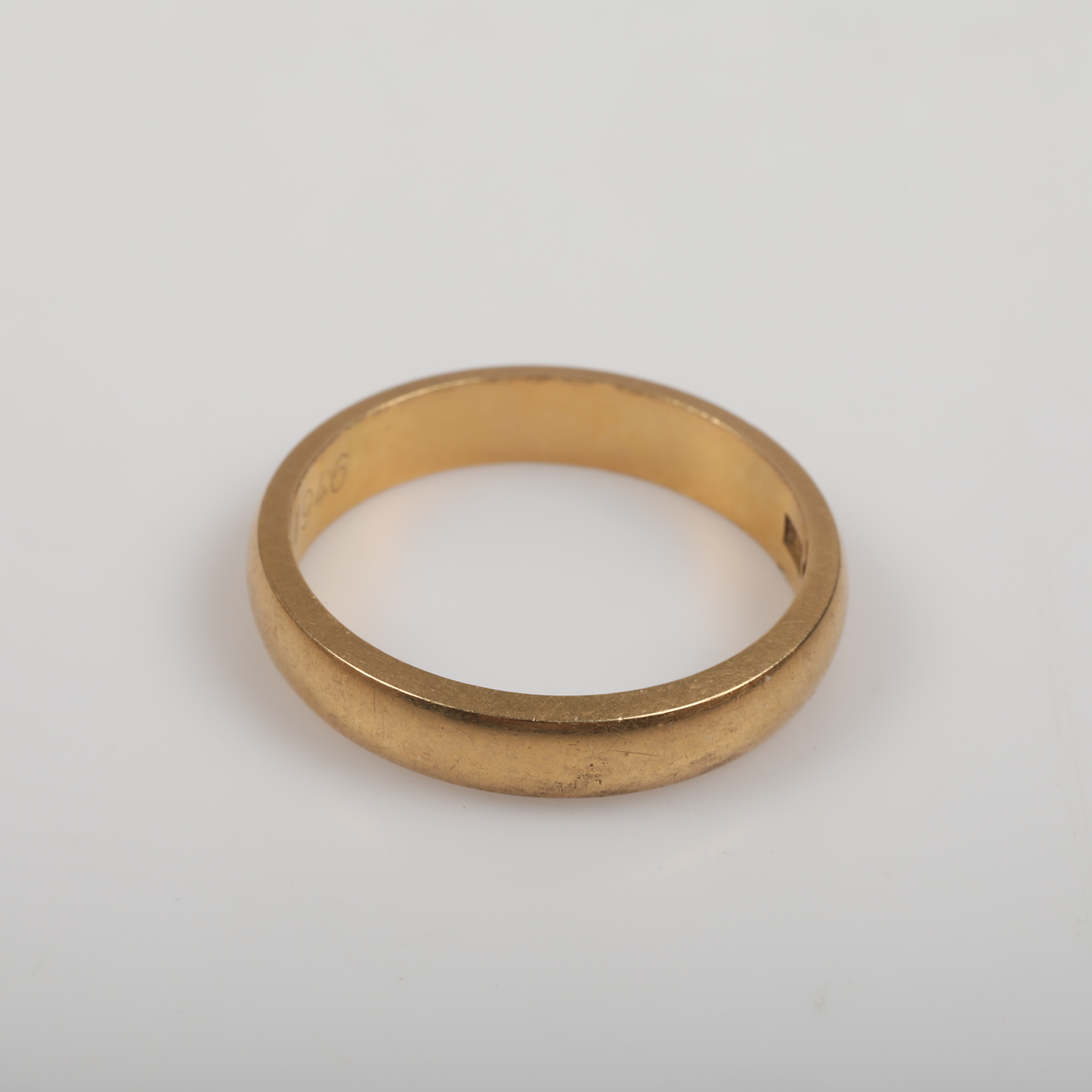ALLIANSRING, 18 K guld.