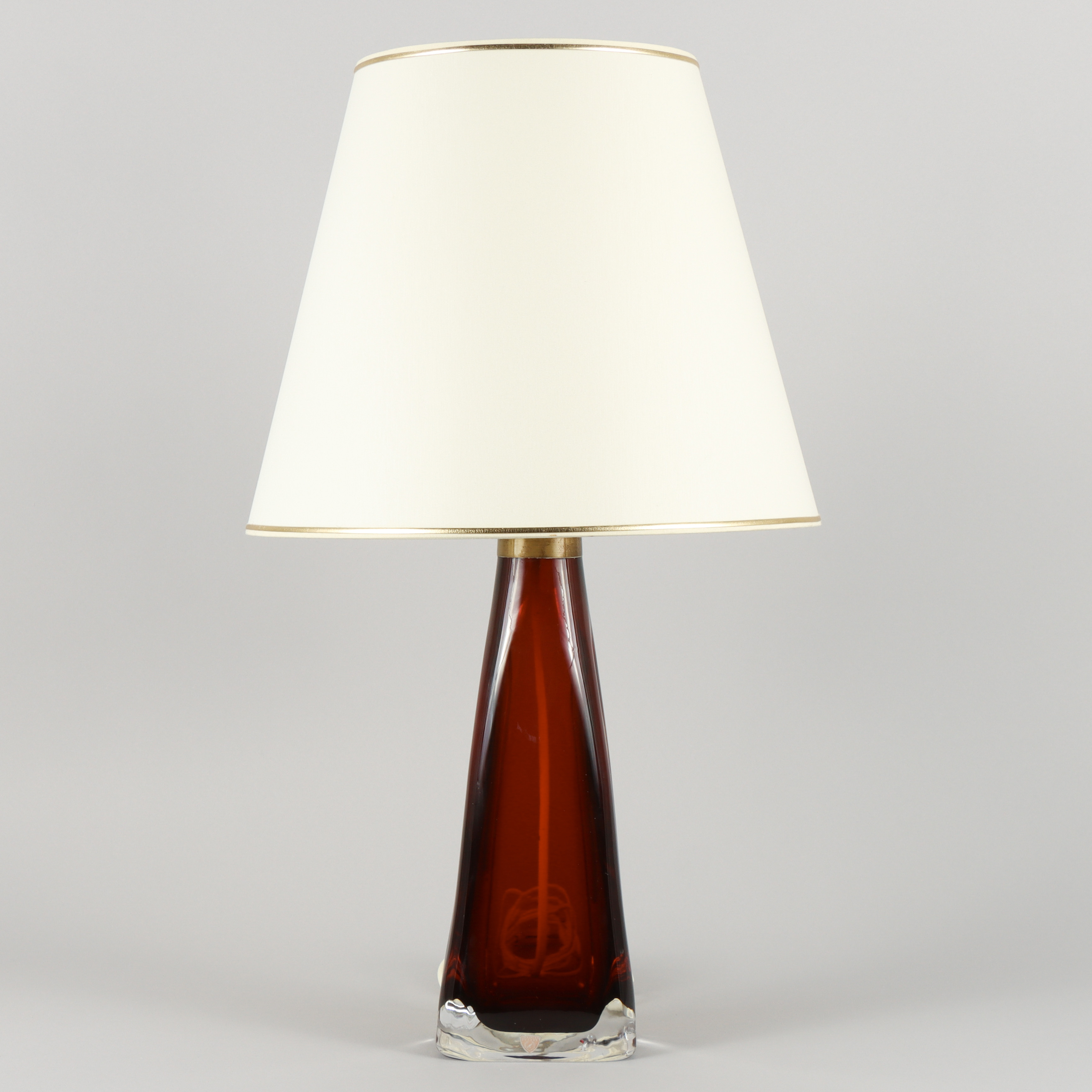 CARL FAGERLUND. Bordslampa, modell RD 1323, glas, Orrefors.
