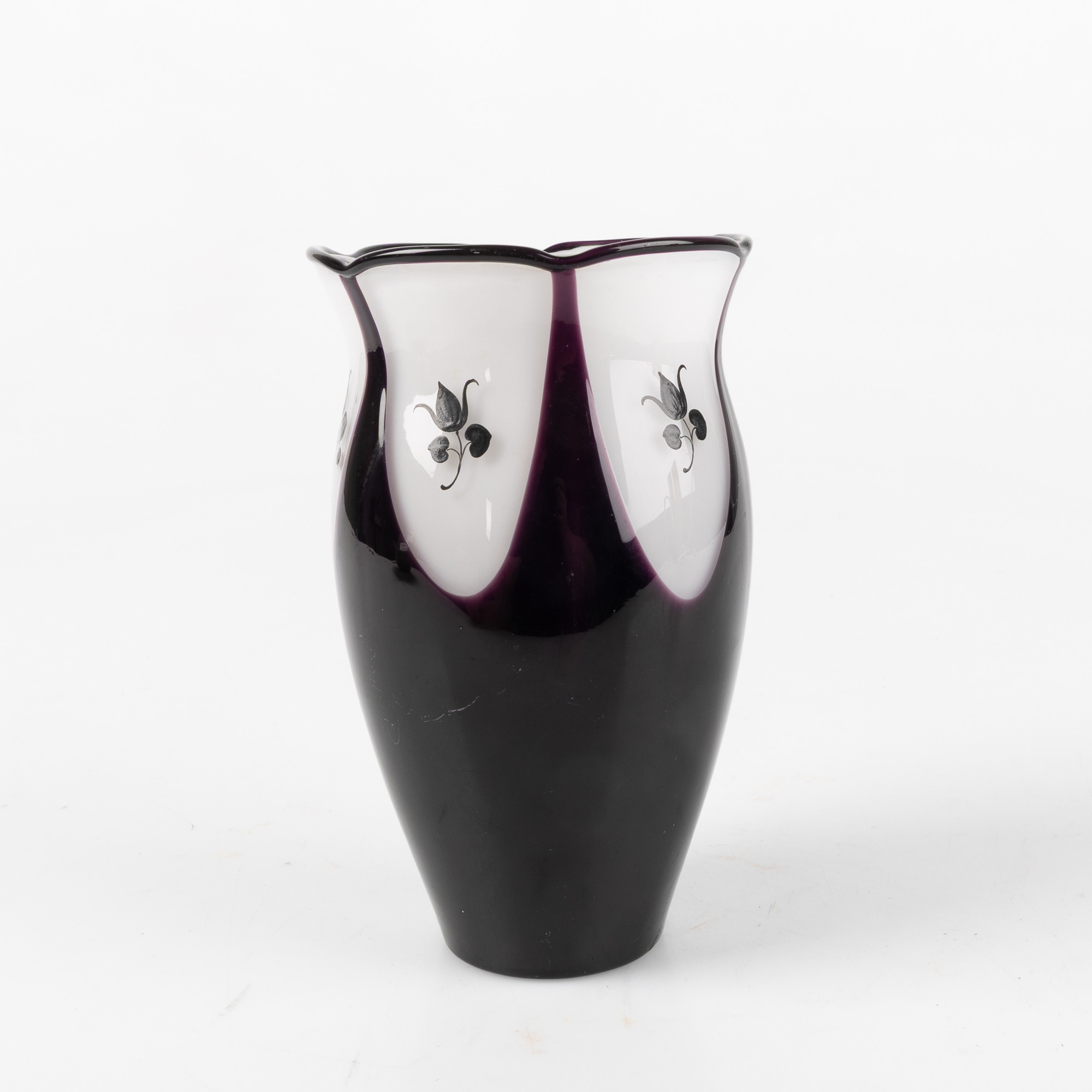 DAGOBERT PECHE, tillskriven, vas, glas, ej signerad, Loetz, Österrike, 1920-tal.