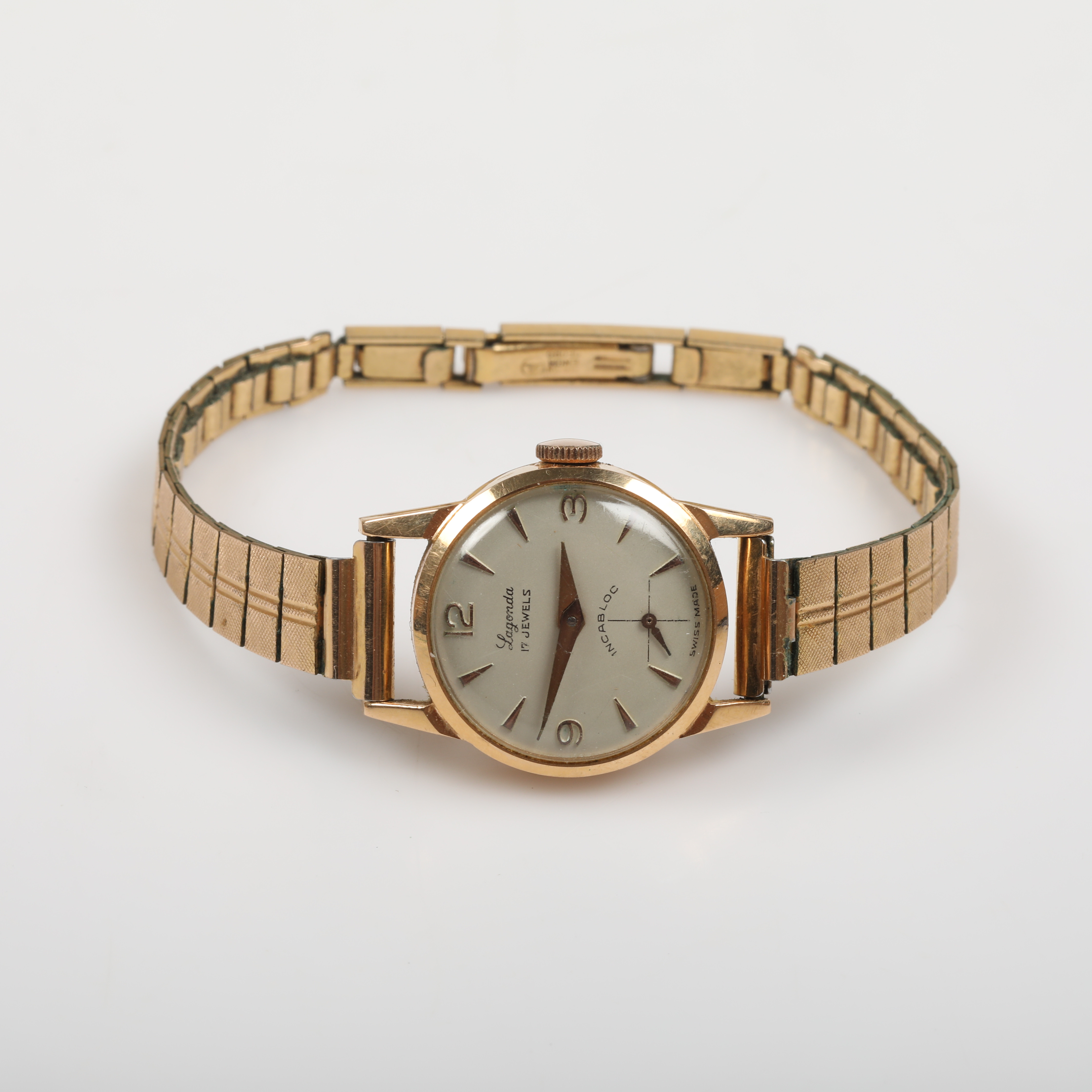 DAMARMBANDSUR, Lagonda, 18 K guld.