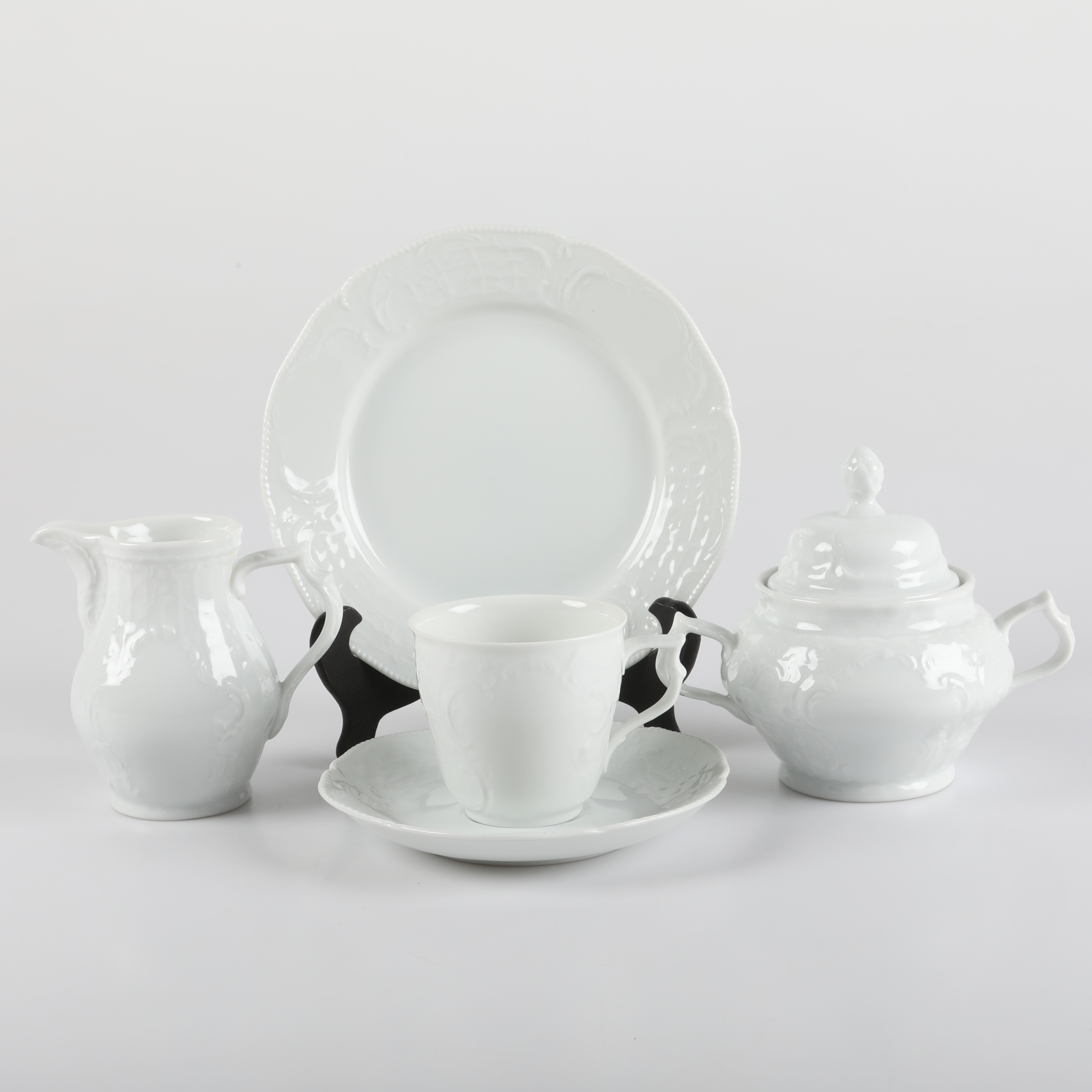 KAFFESERVIS, 42 delar, "Classic Rose Collection", porslin, Rosenthal, Tyskland.