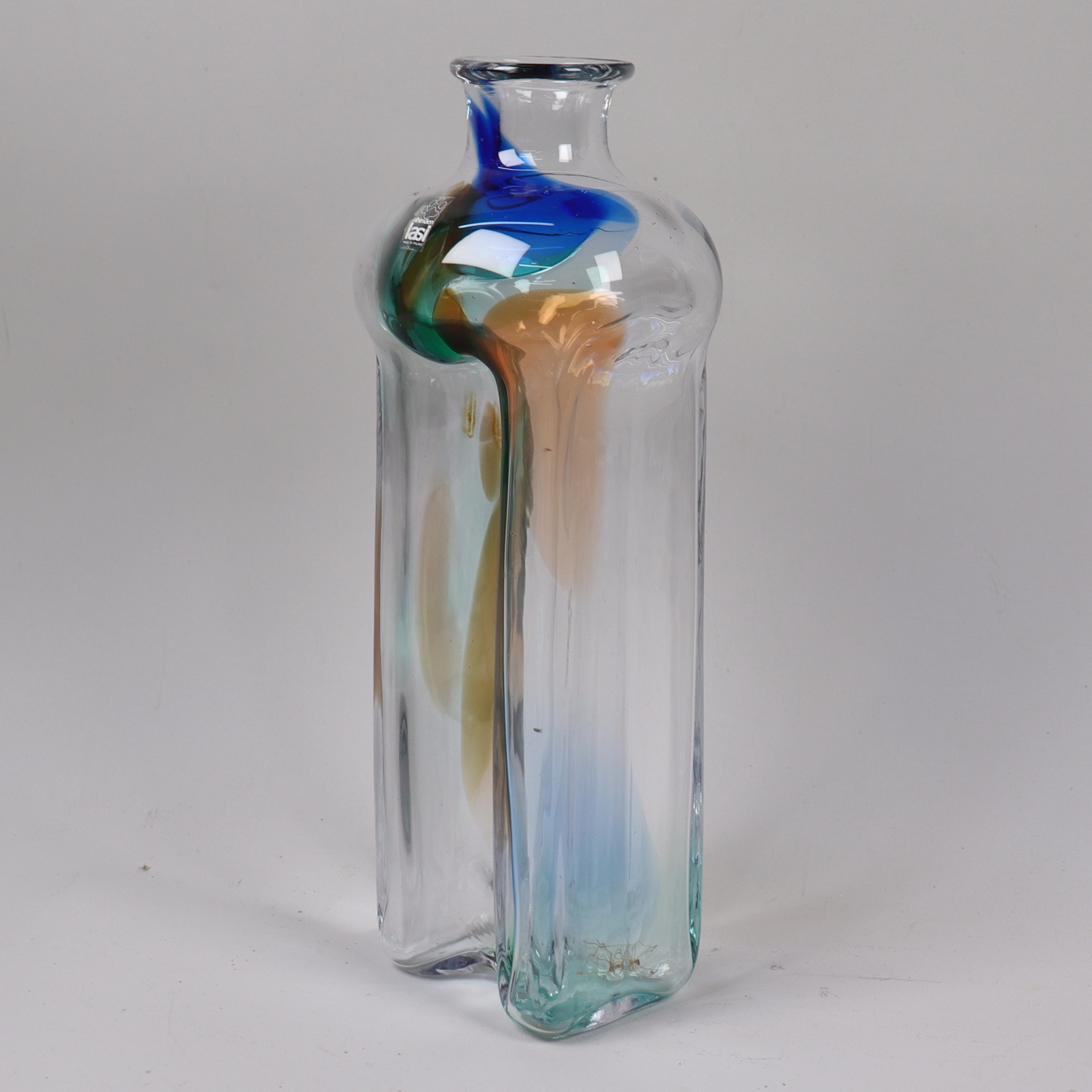 HELENA TYNELL. "Portti", Riihimäen Lasi Oy, flaska i glas, Finland.