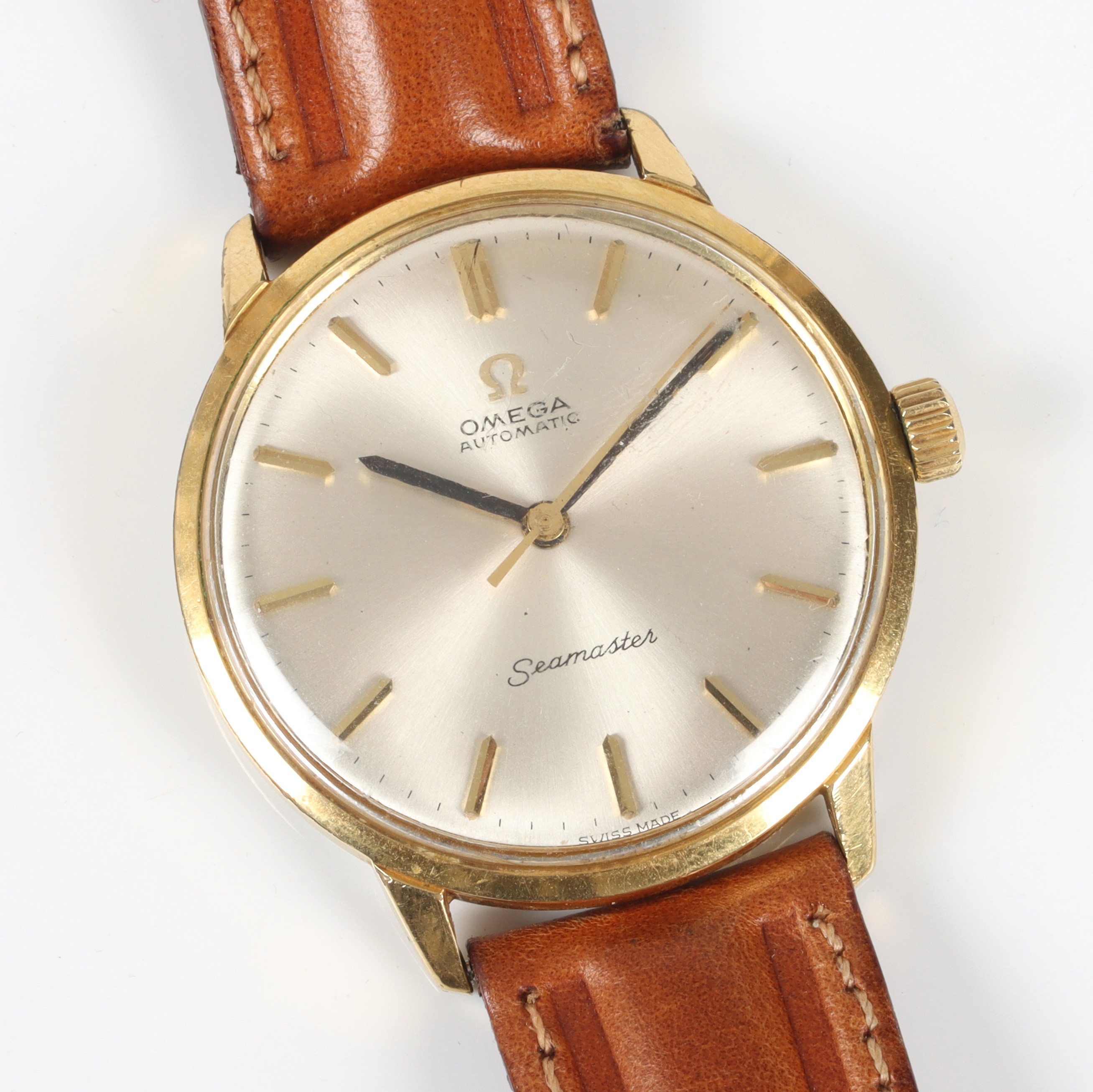 ARMBANDSUR, double, Omega Seamaster, cal. 552. 1963.