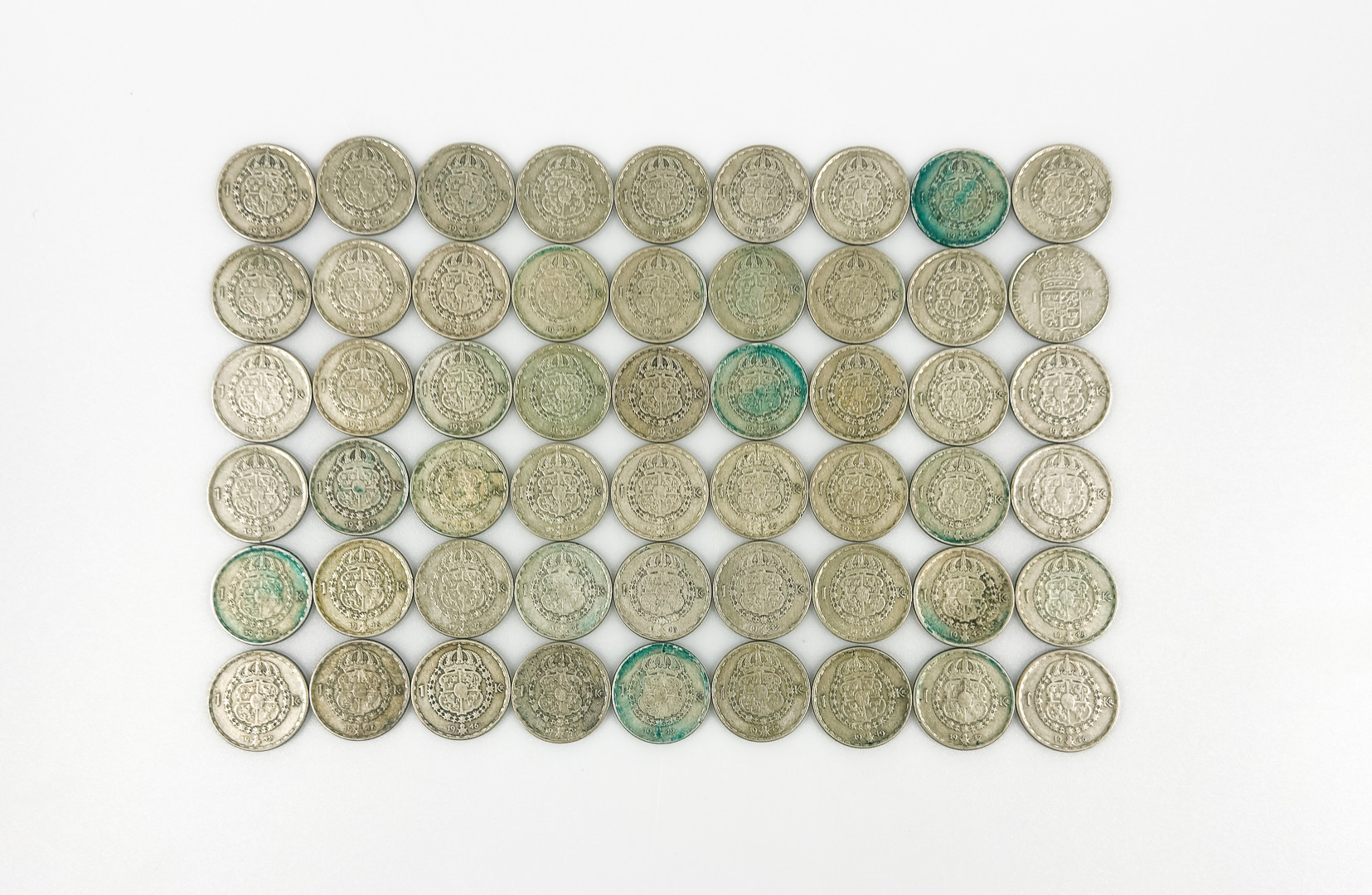 MYNT, 1-kronor, Sverige, 40% Silver.