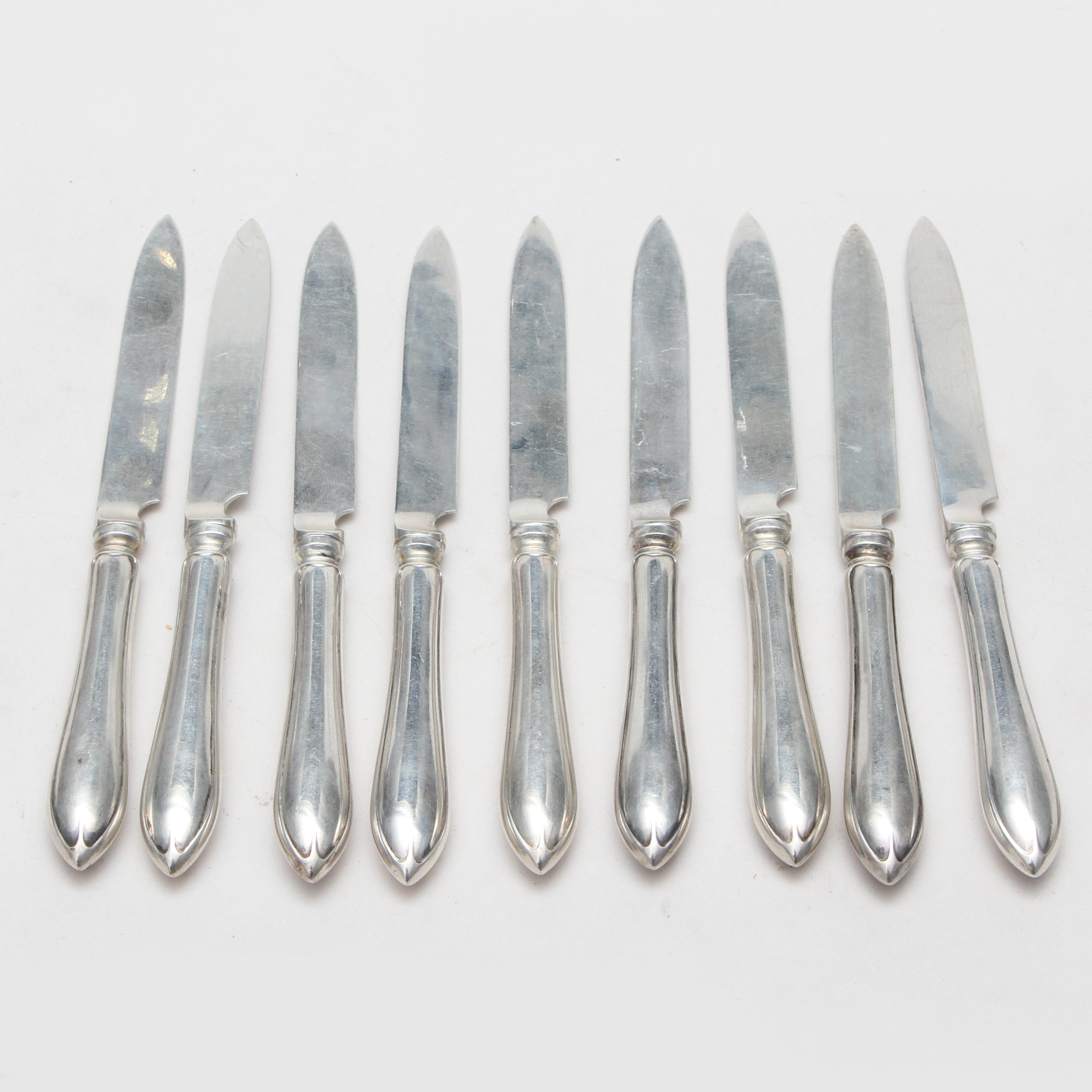 FRUKTKNIVAR, 9 st, silver.