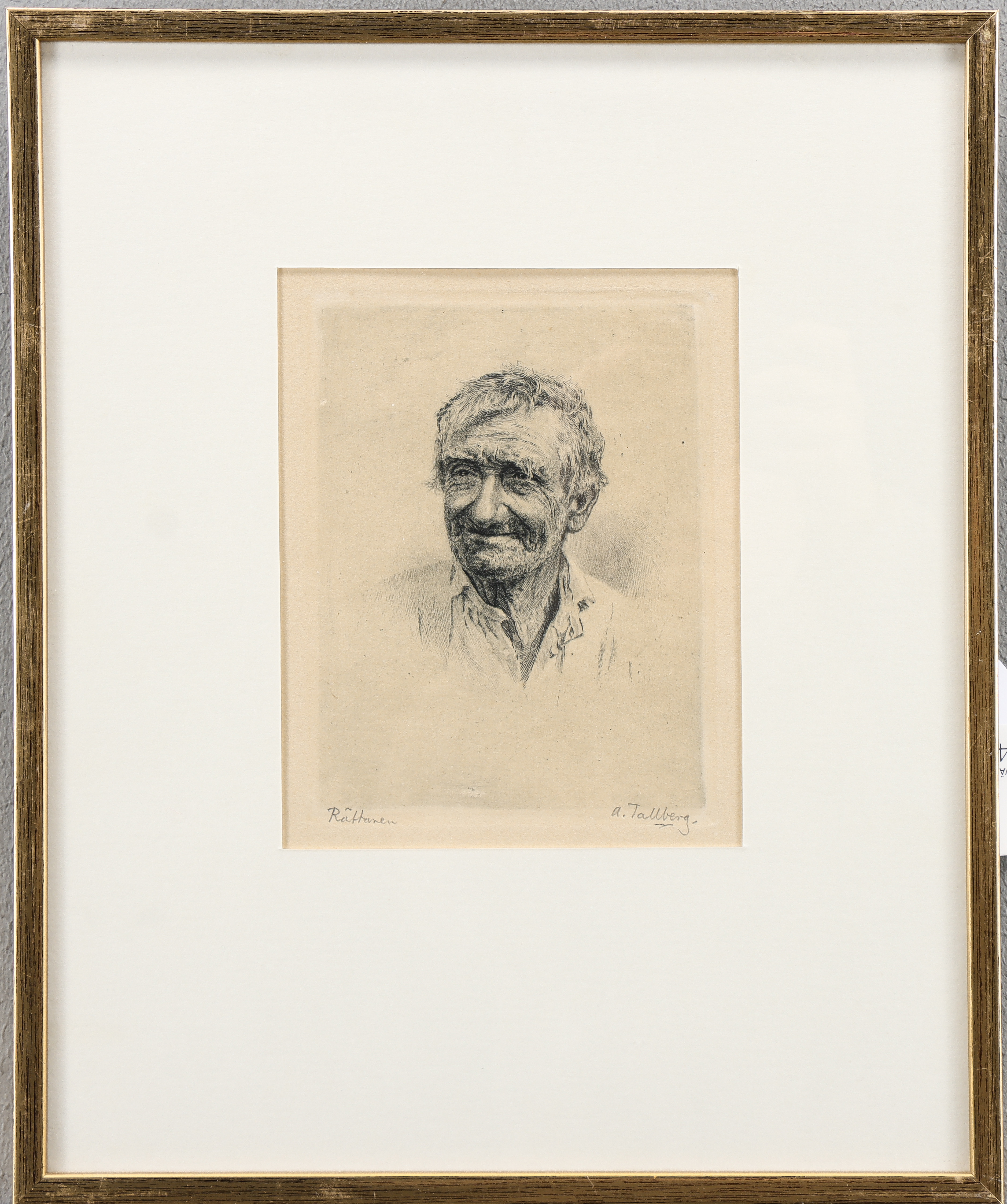 AXEL TALLBERG. "Rättaren".