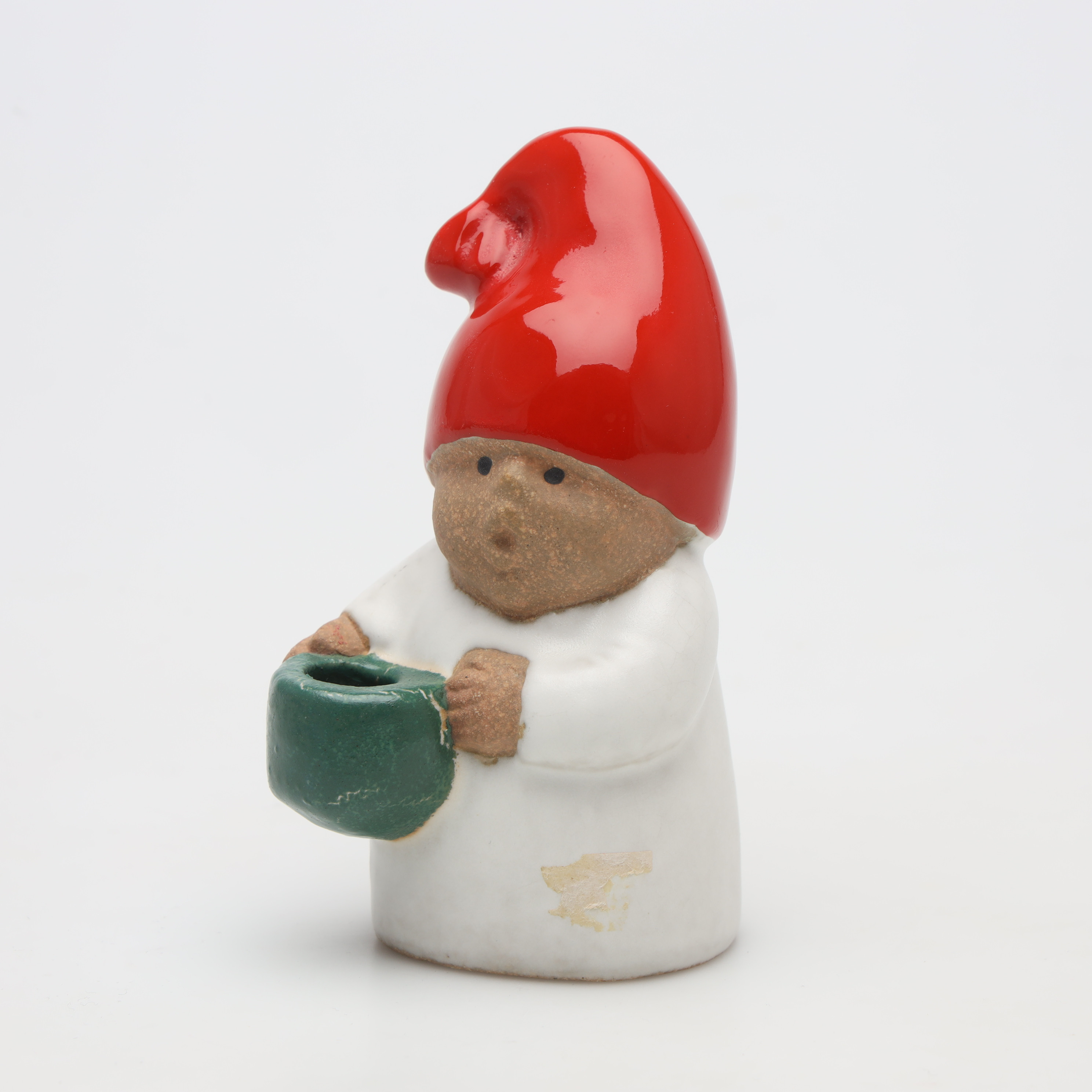 LISA LARSON. FIGURIN, stengods, "Tomte" ur serien "Advent", Gustavsberg.