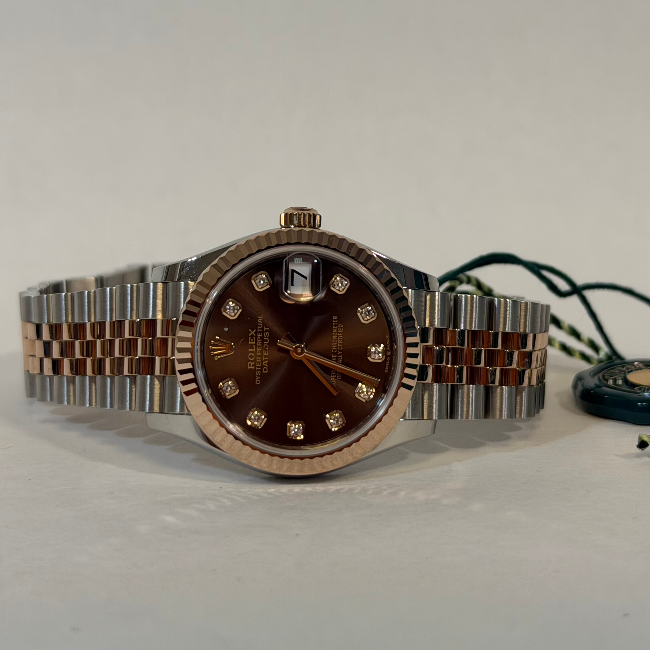 ROLEX, Oyster, Perpetual, Datejust 31, armbandsur, stål och roséguld 18K.