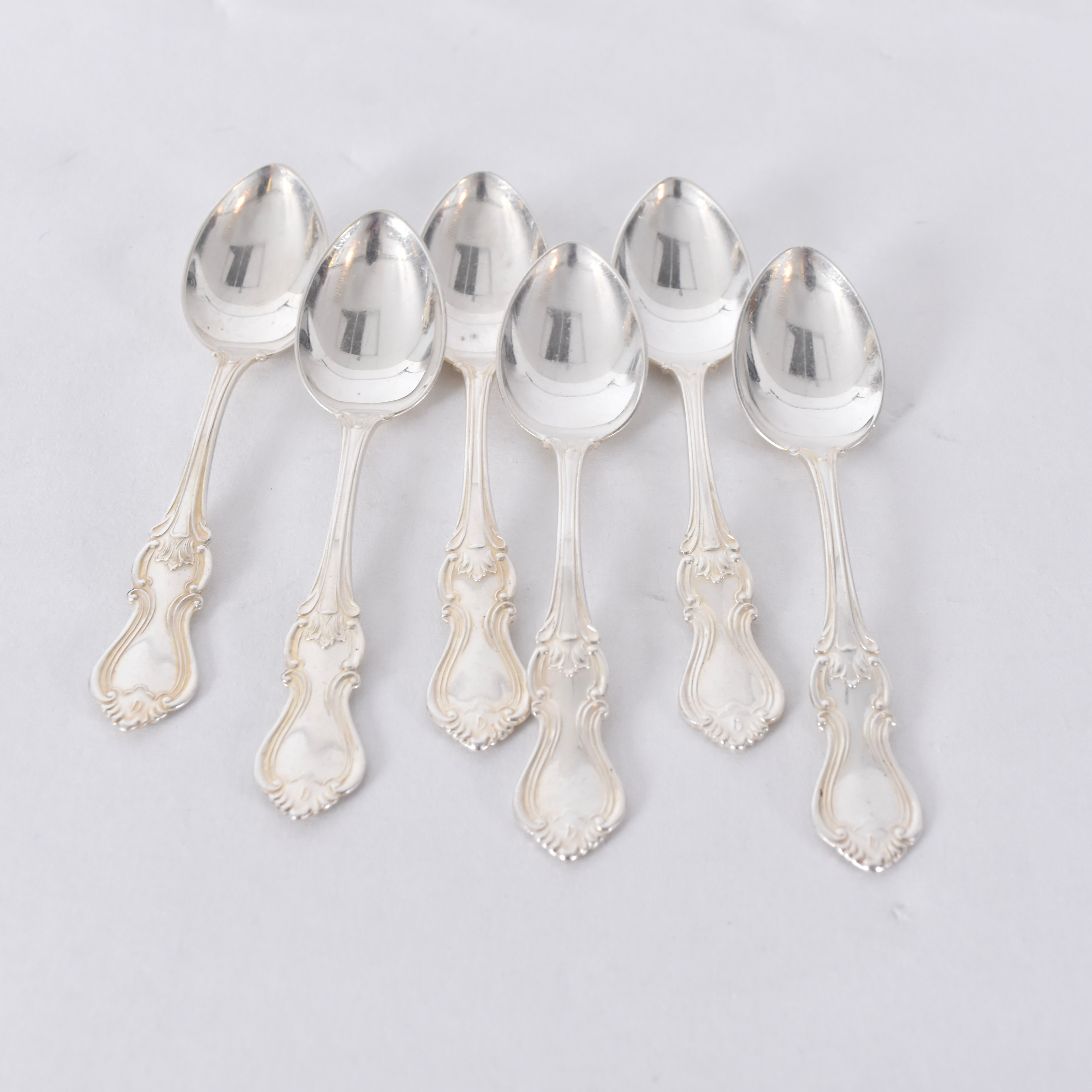 KAFFESKEDAR 6 st, silver, Olga.