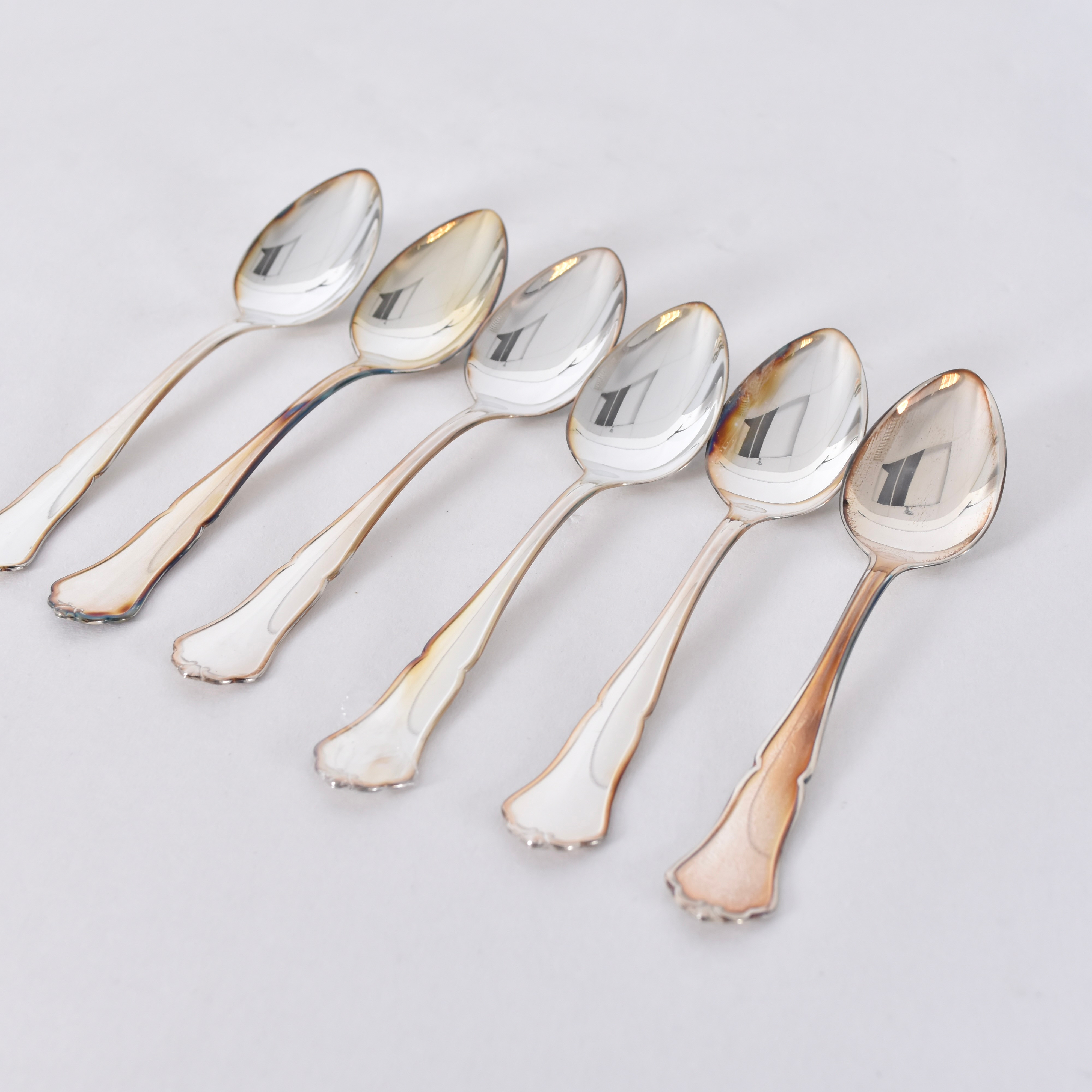 KAFFESKEDAR, 6 st, silver.