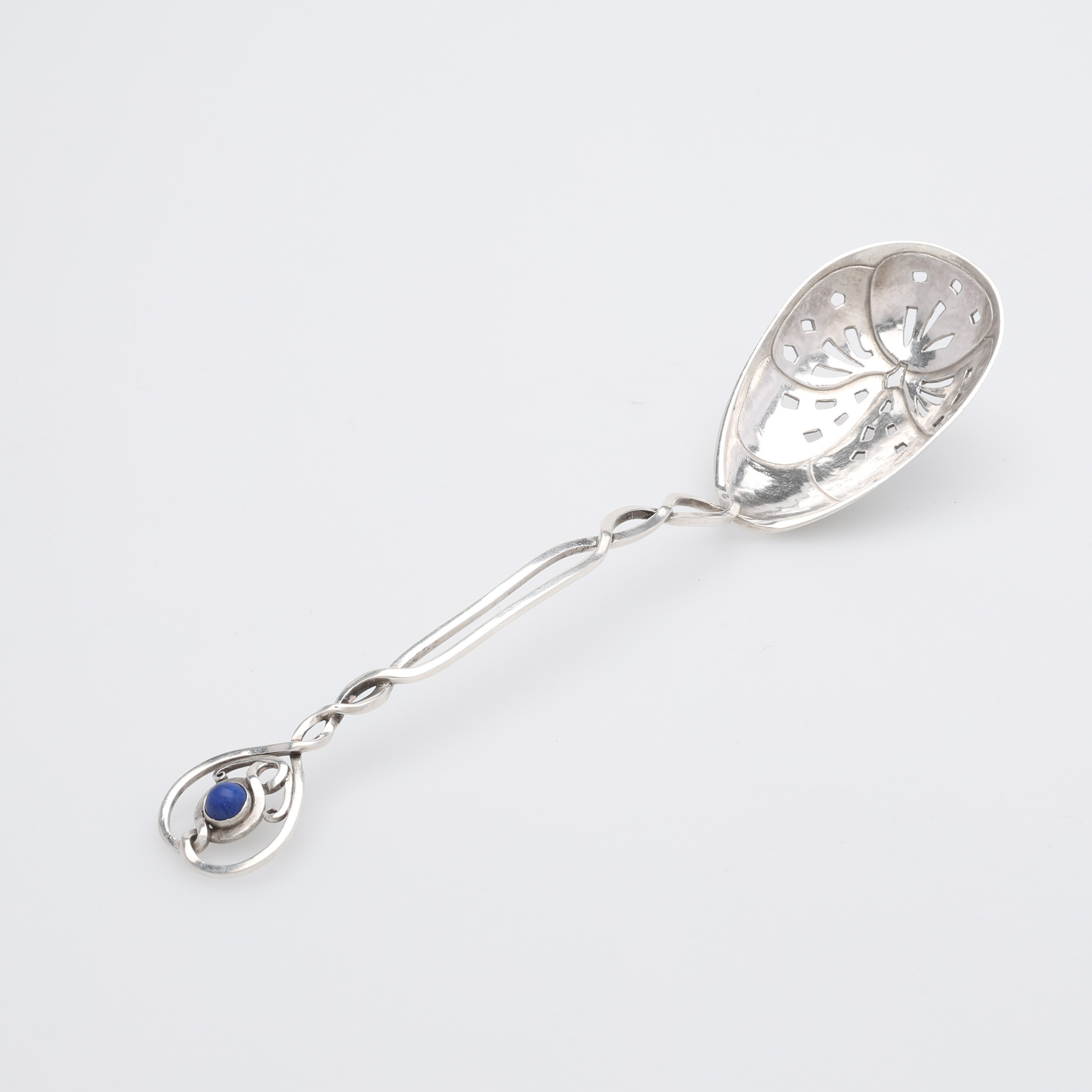 MOGENS BALLIN (DANMARK 1871-1914). BÄRSKED, SILVER & LAPIS LAZULI, JUGEND.