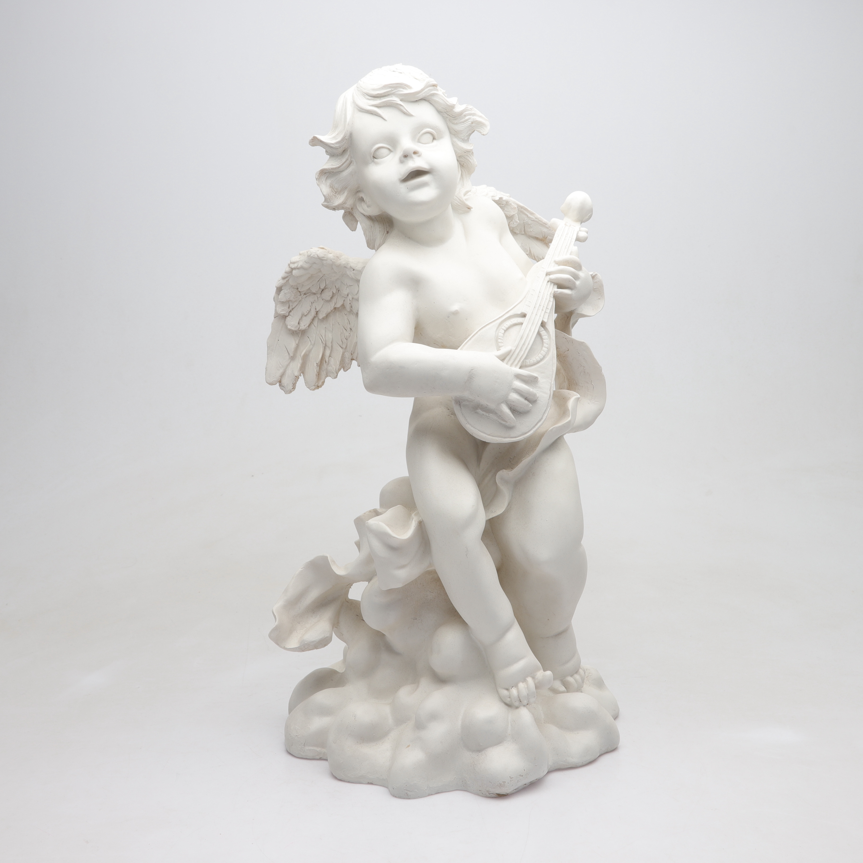 SKULPTUR, Ängel/kerub, konstmassa, 1900-tal.