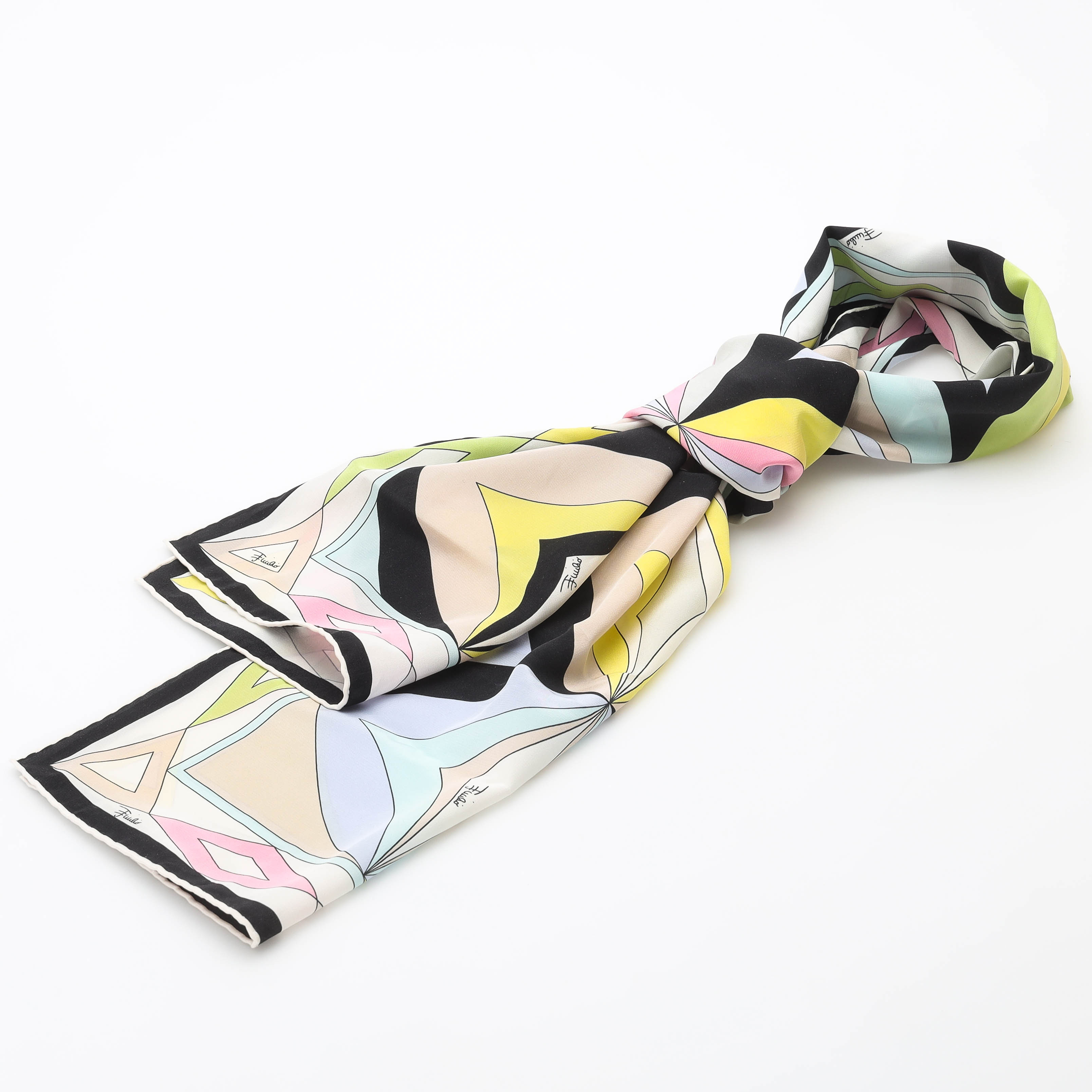 EMILIO PUCCI. Scarf, siden, Florens, Italien.