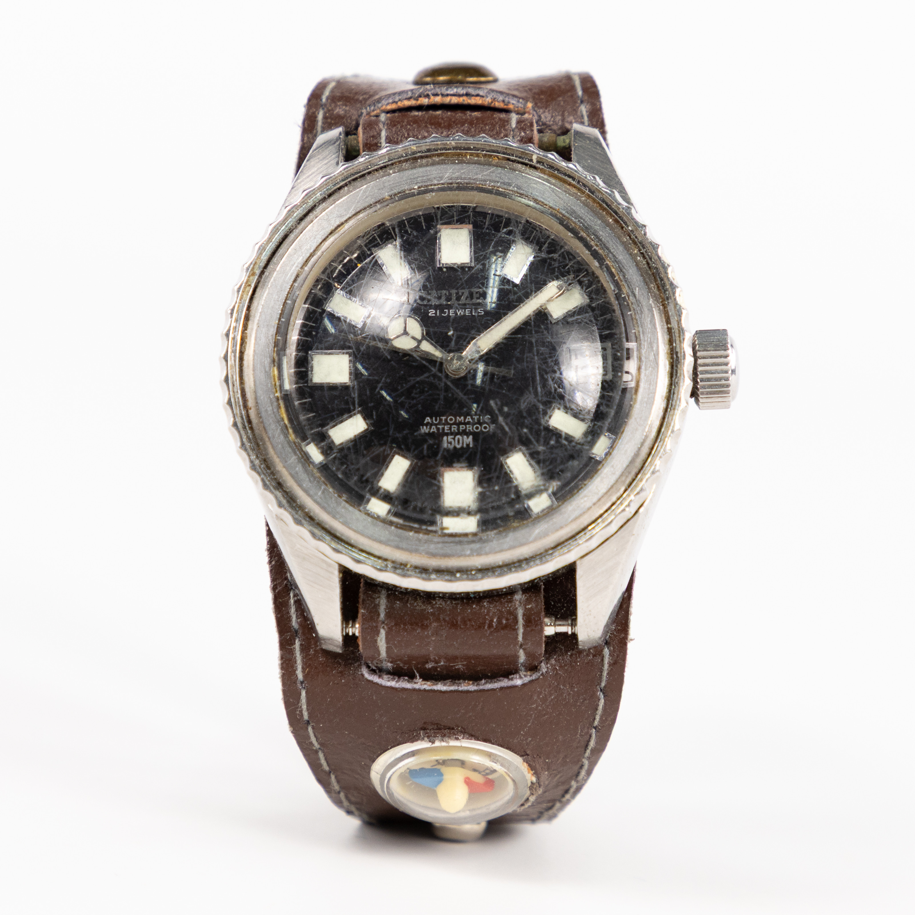 CITIZEN. 150 m, 40 mm, dykarur.