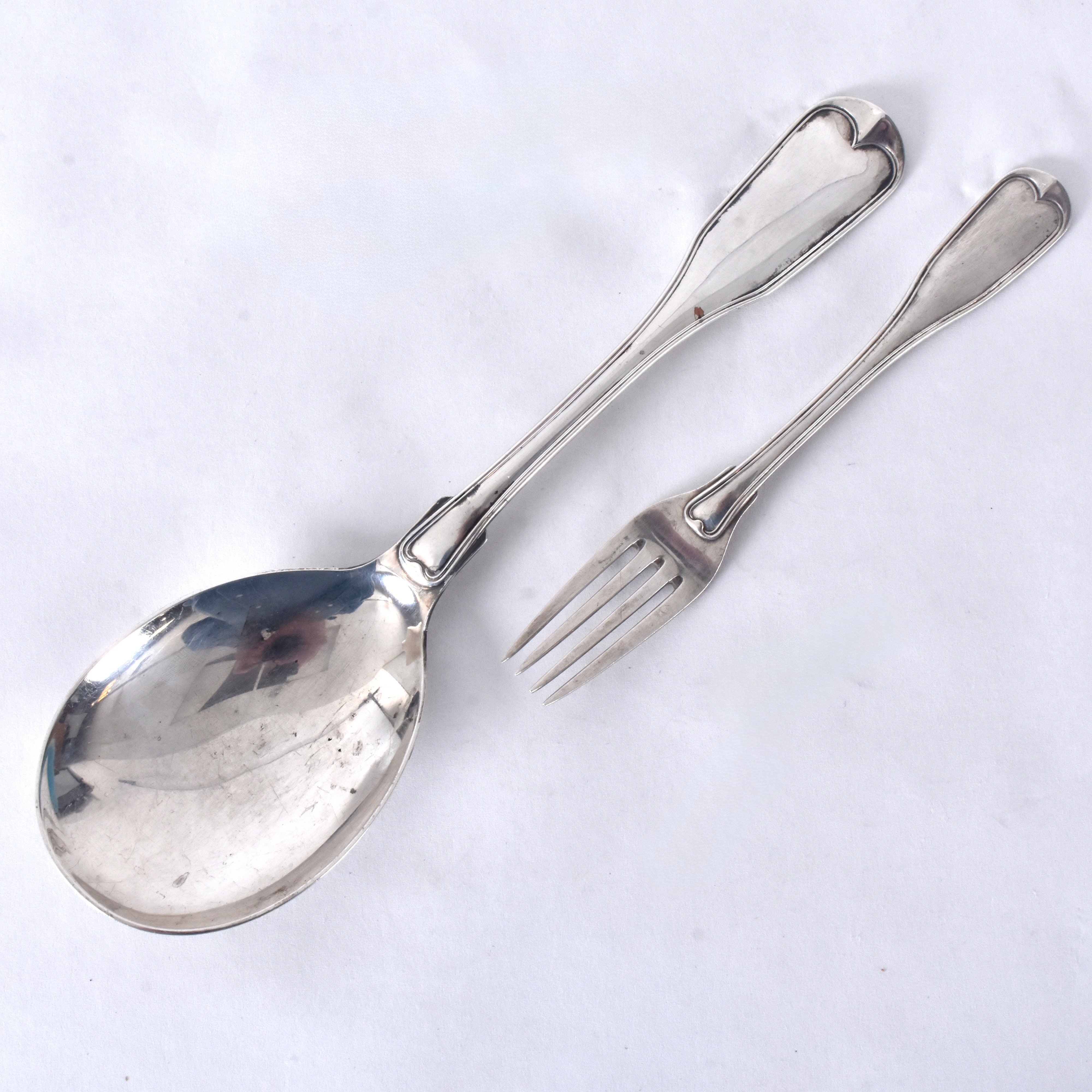 BESTICK, 2 delar, silver, Johannes H Poulsen Köpenhamn.