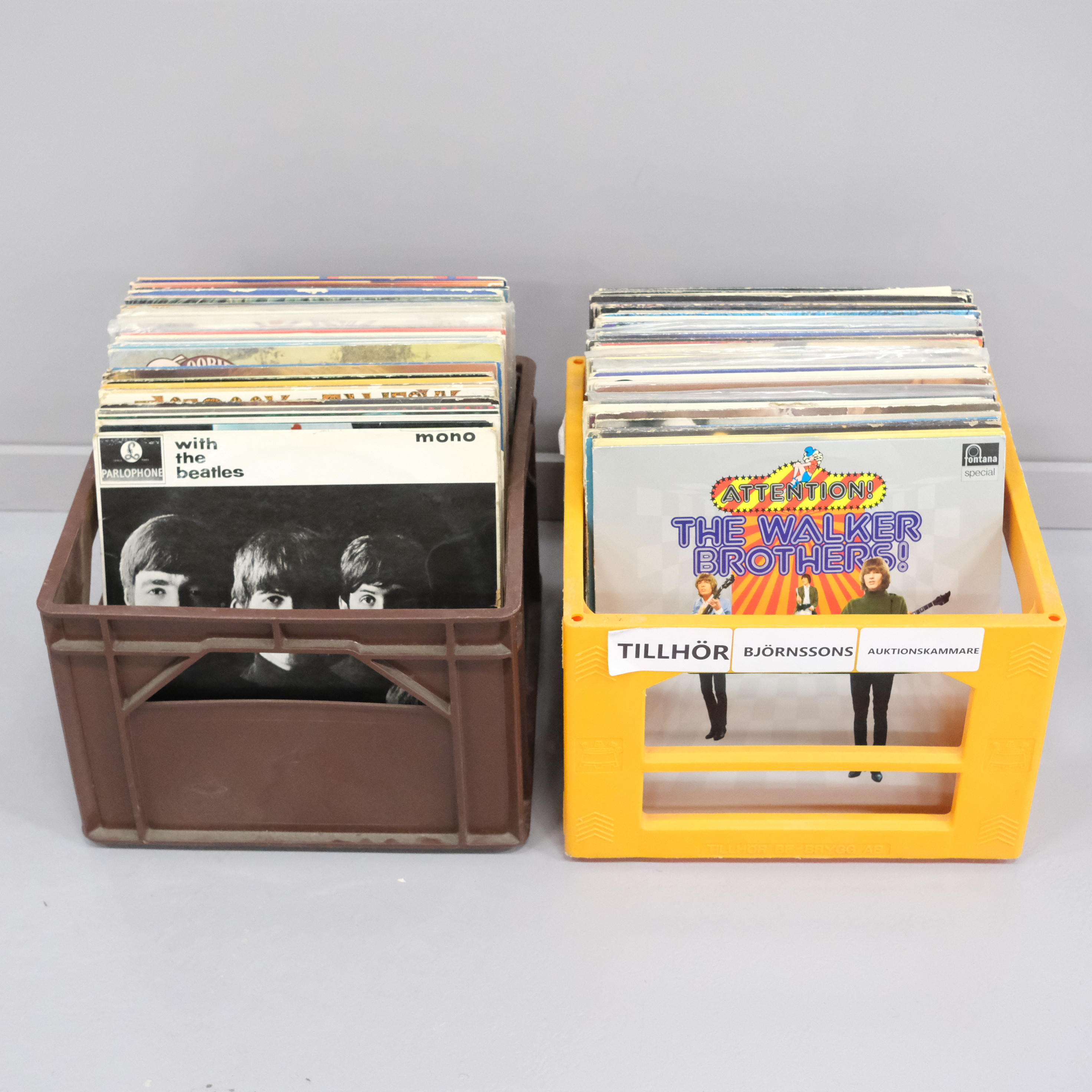 SAMLING VINYLSKIVOR, CA 104 STYCKEN.