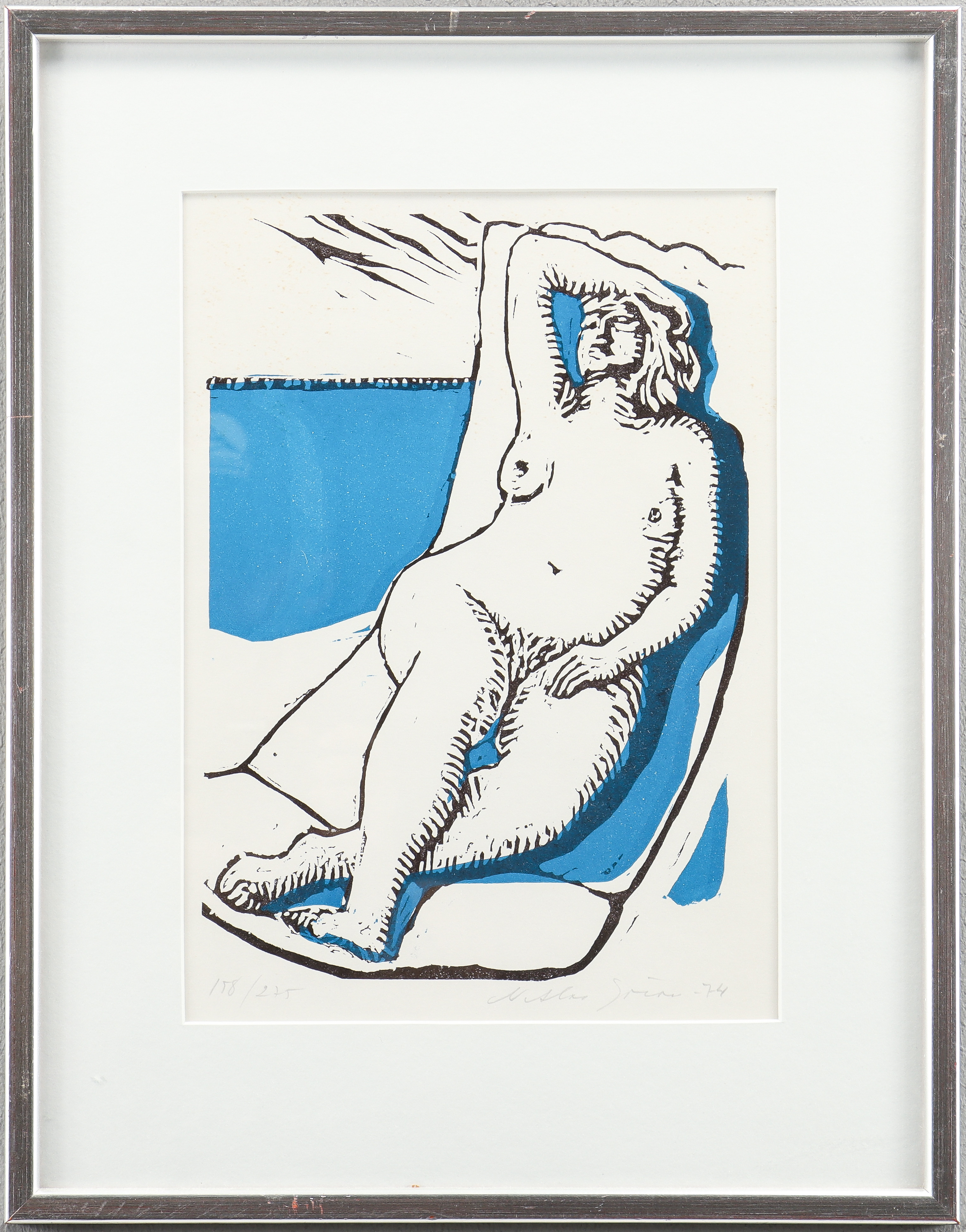 NIKLAS GÖRAN. Litografi 158/275, signerad -74.