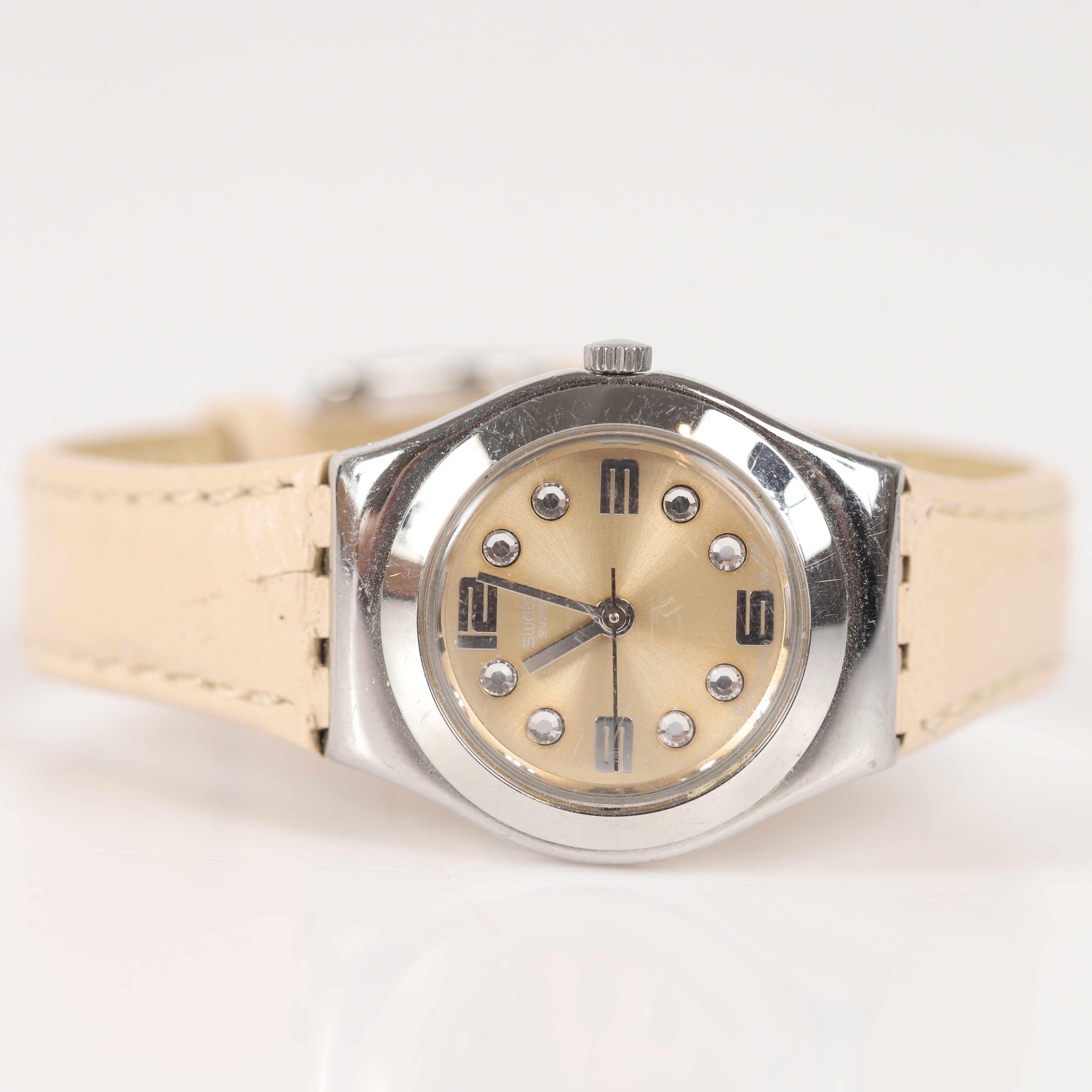 ARMBANDSUR, Swatch Irony, stål.